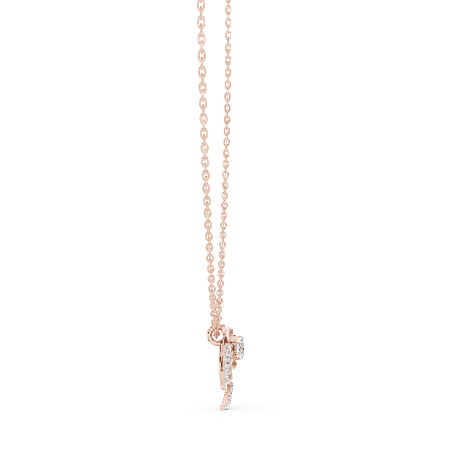 Éclat Swirl Statement Pendant