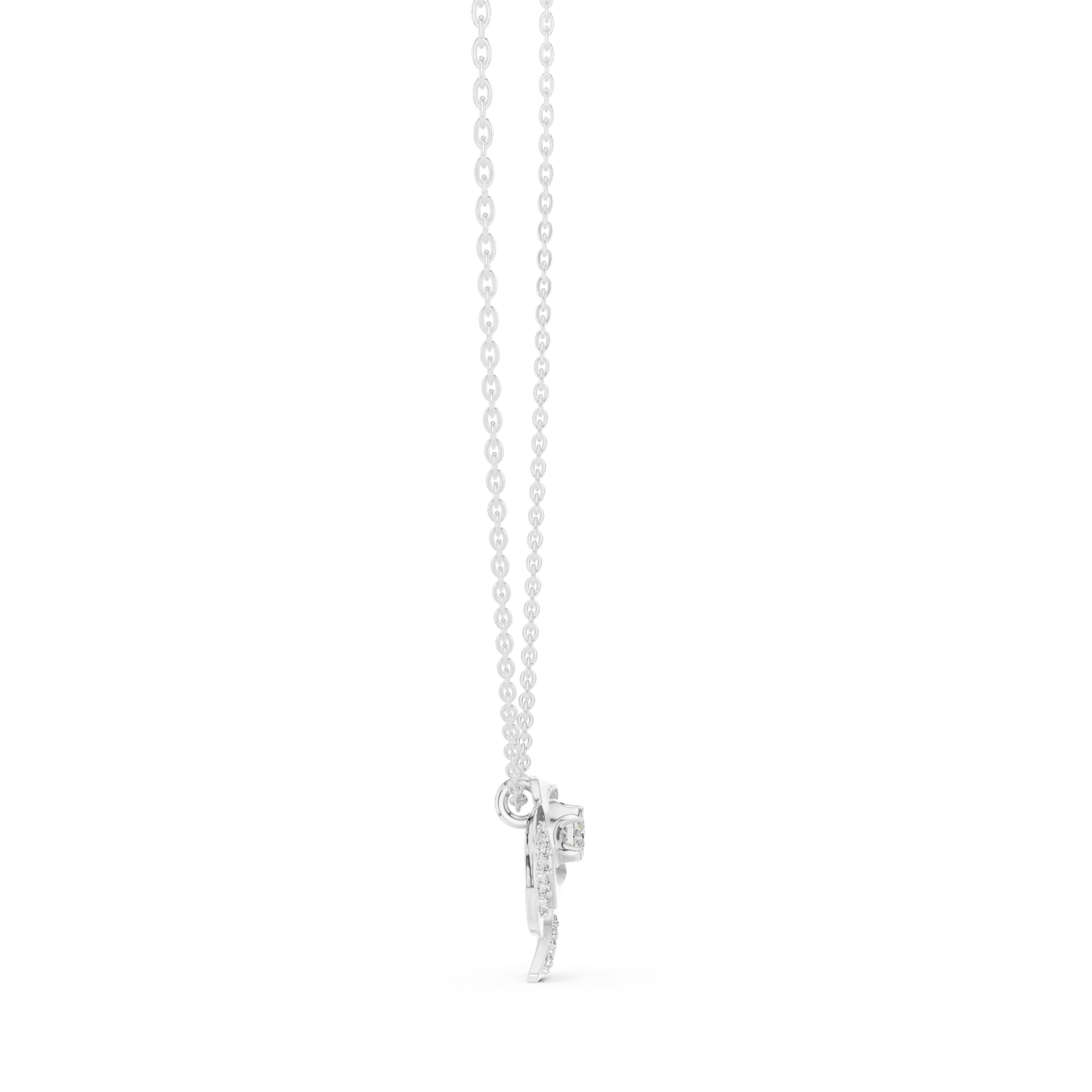 Éclat Swirl Statement Pendant