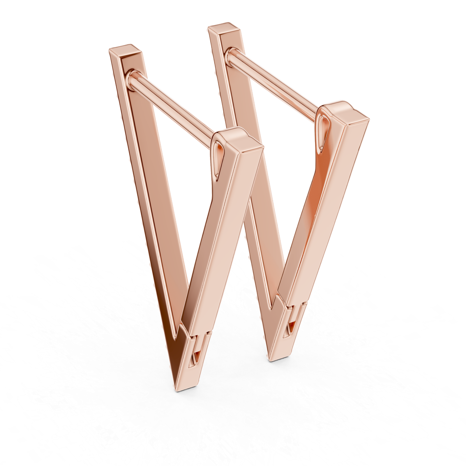 Portofino Slim Diamond Bar Ear Climber Diamond Earrings