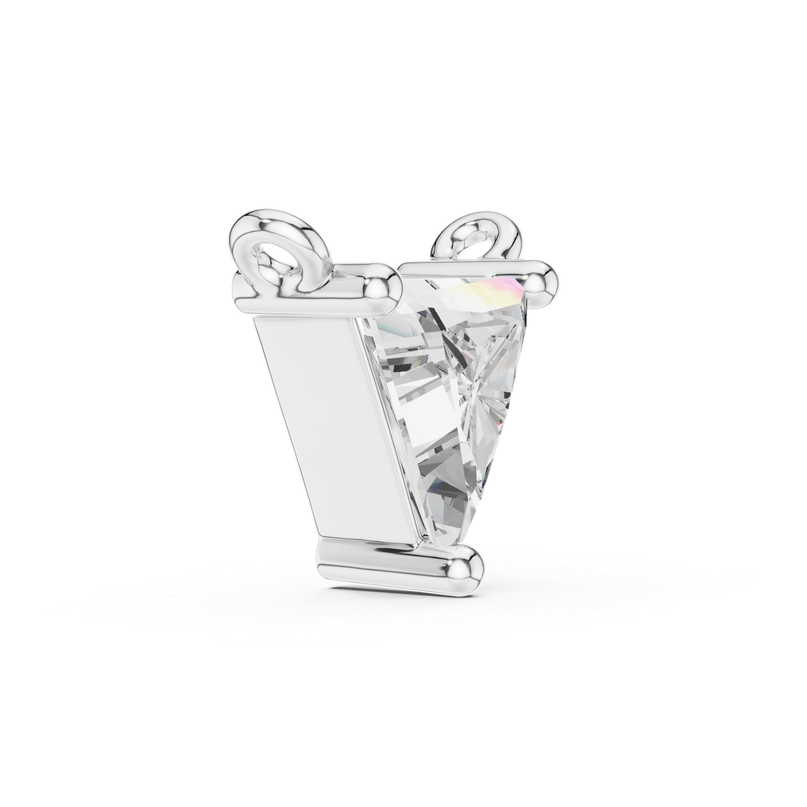 Seraphine Triangle Solitaire Pendant