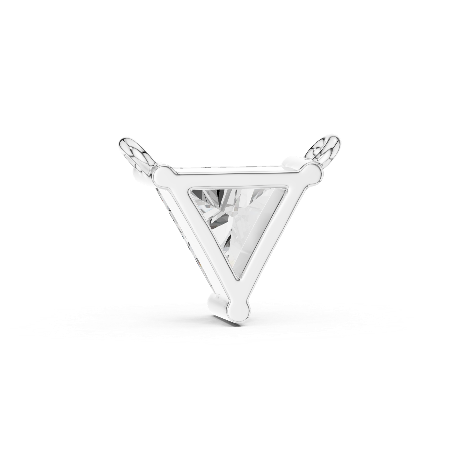 Seraphine Triangle Solitaire Pendant