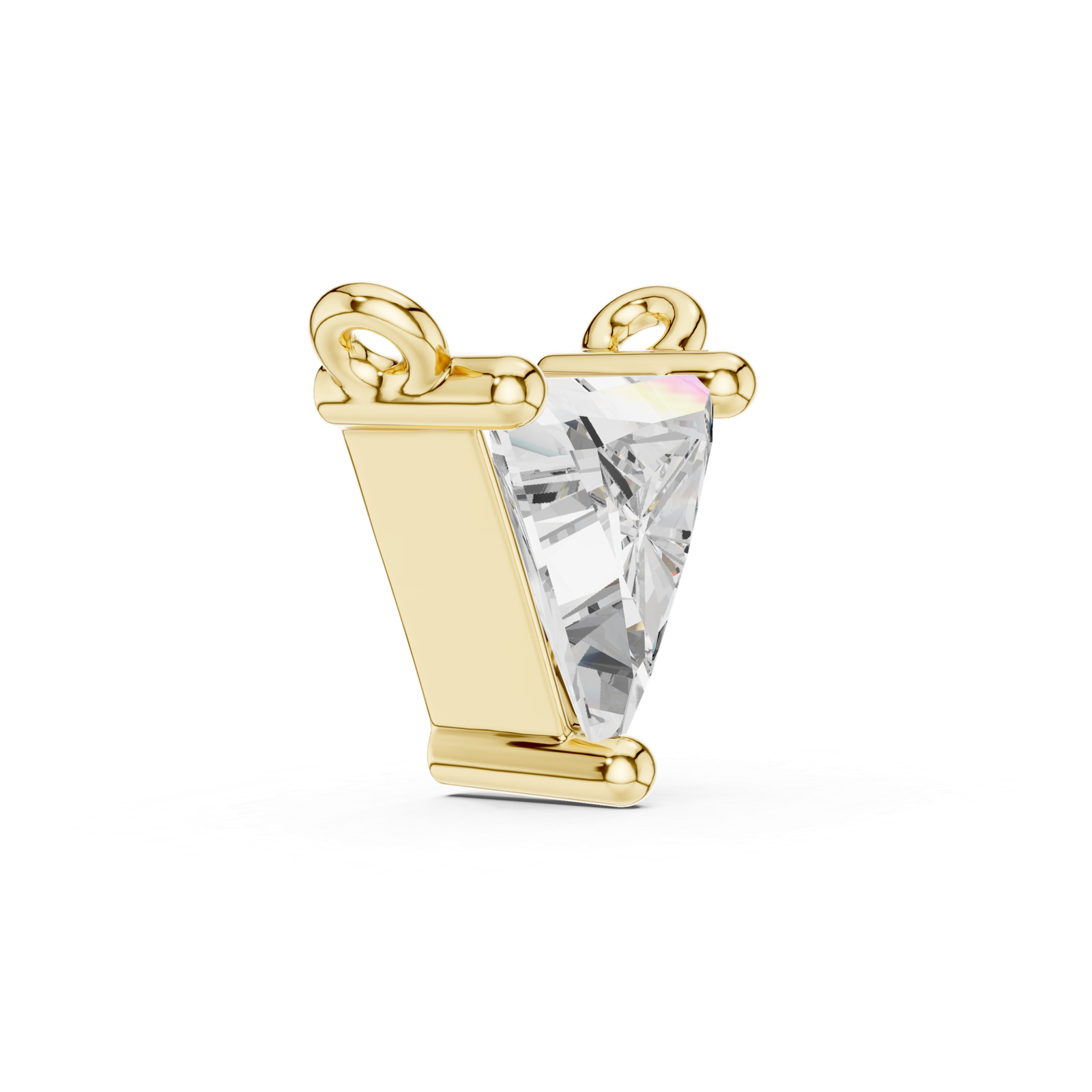 Seraphine Triangle Solitaire Pendant