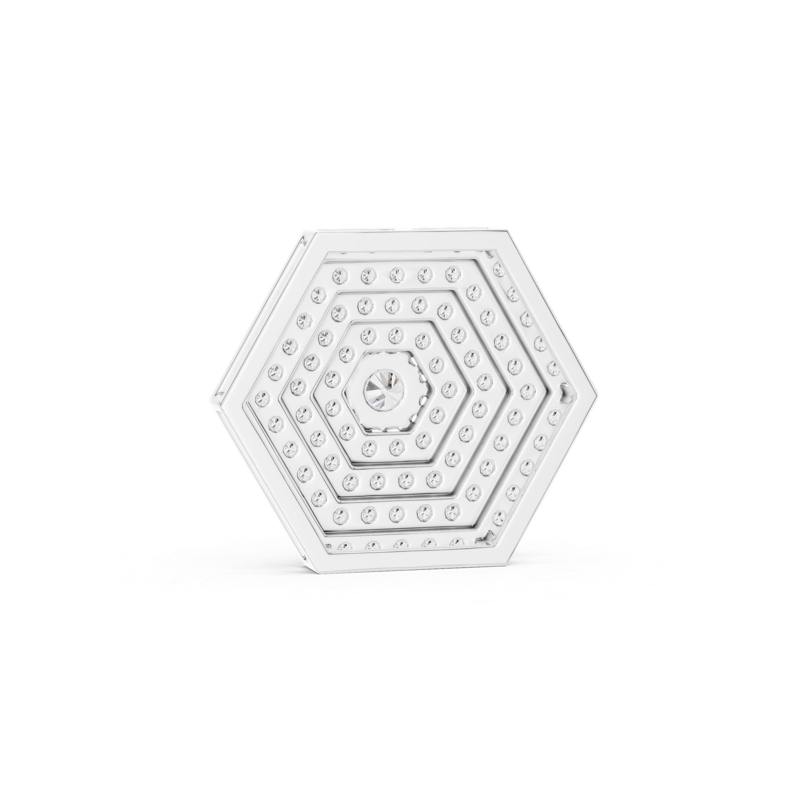 Veloura Hexagon Pave Pendant