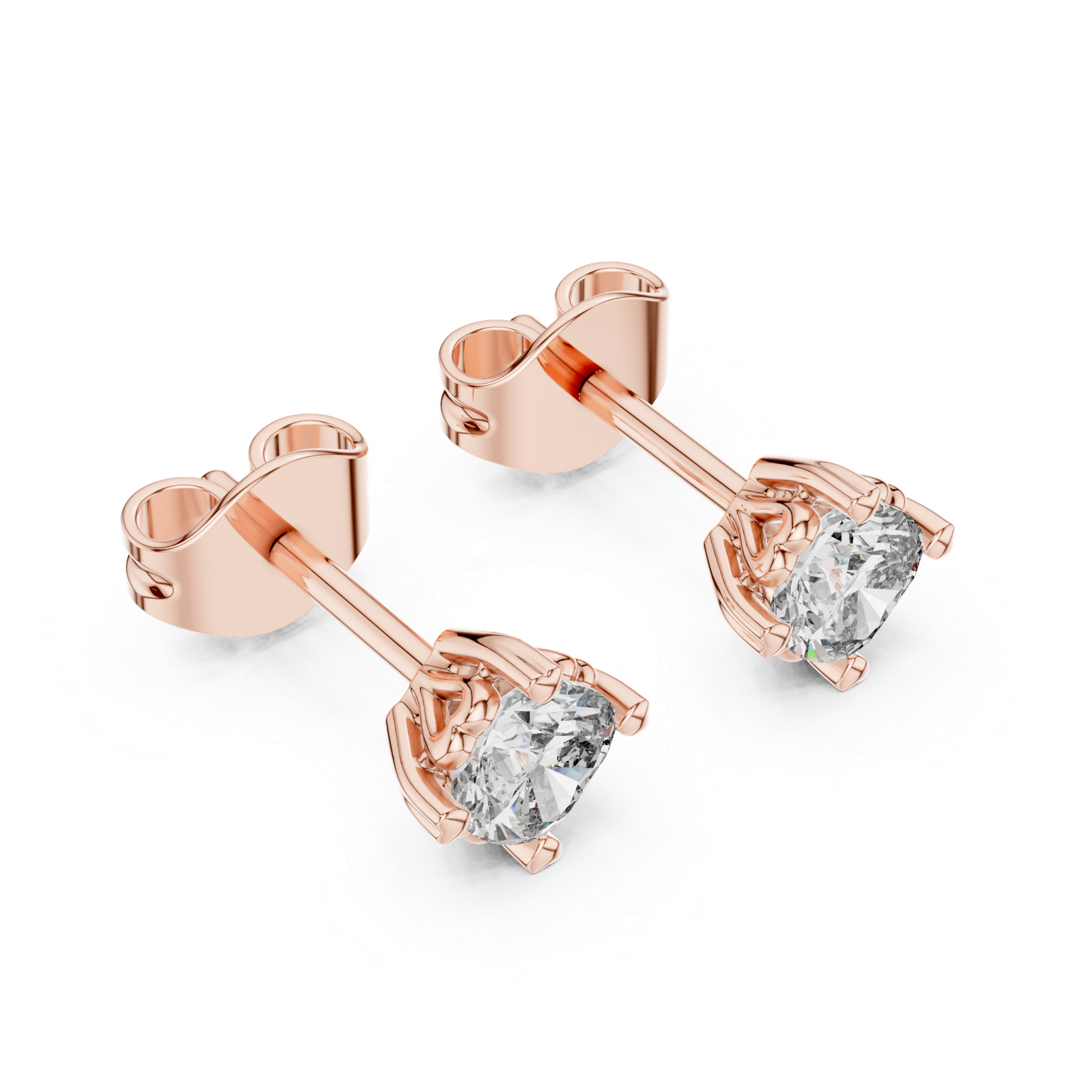 Liora Mixed Cut Diamond Hoop Earrings