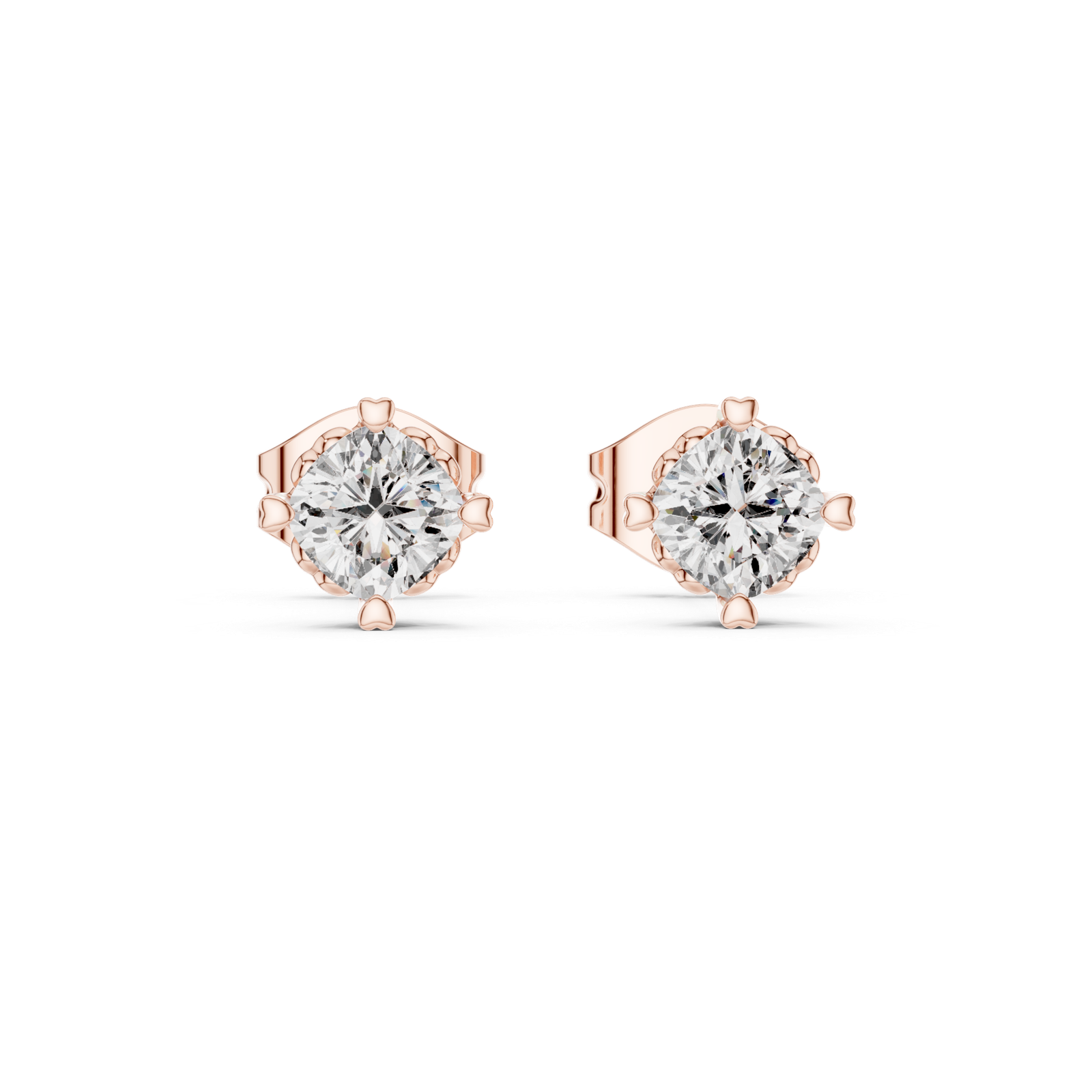 Liora Mixed Cut Diamond Hoop Earrings