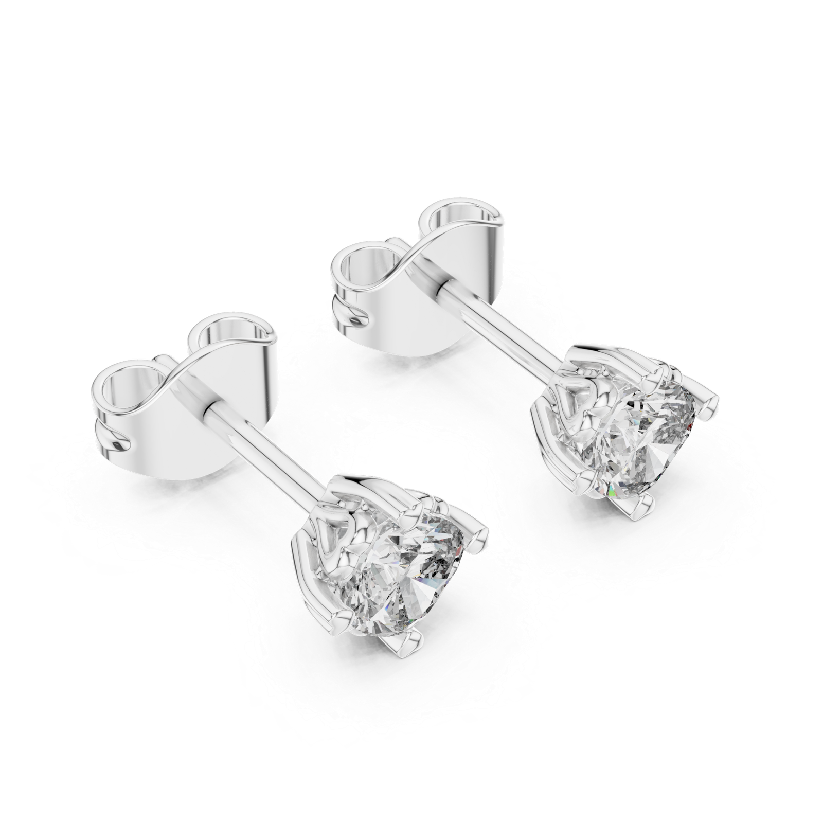 Liora Mixed Cut Diamond Hoop Earrings