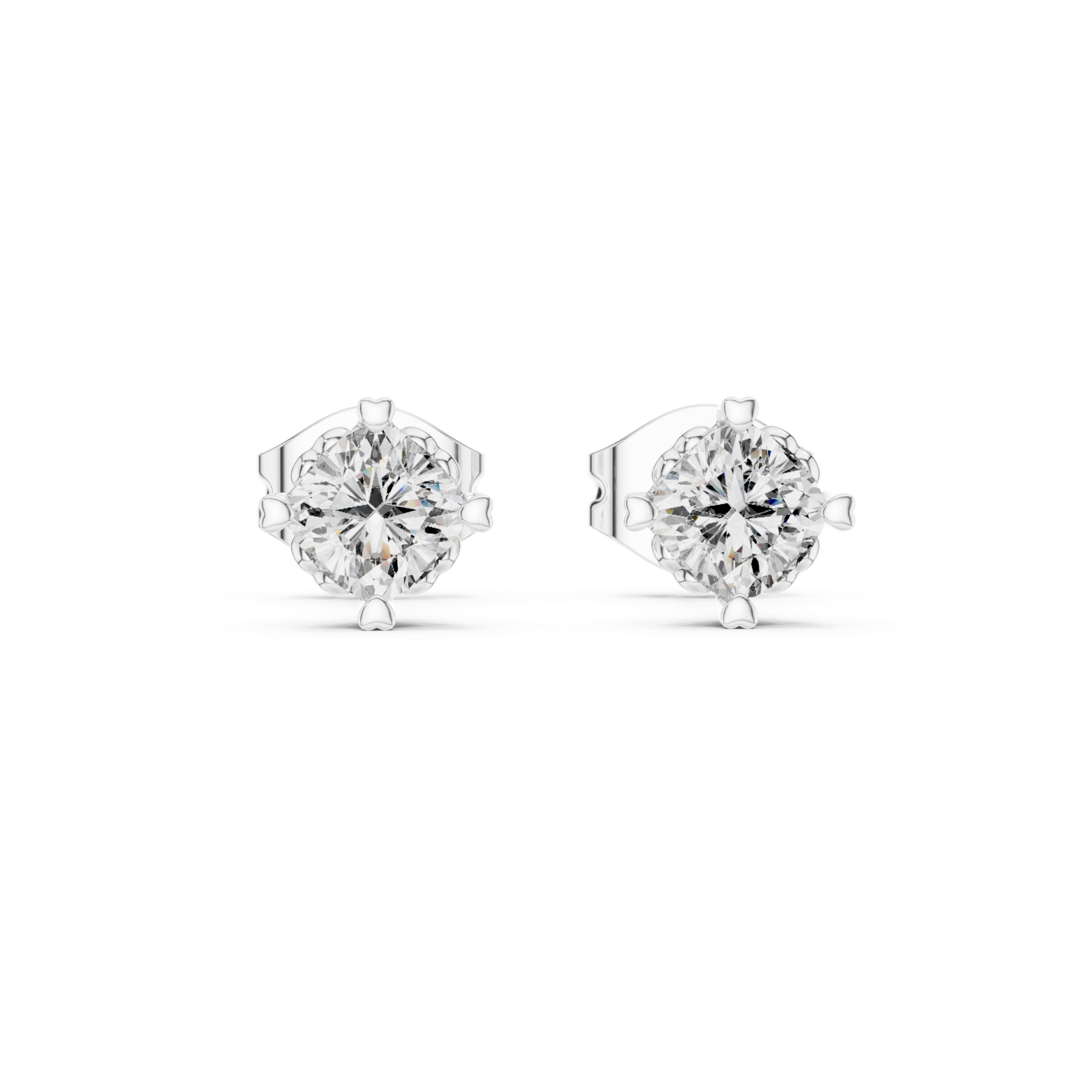 Liora Mixed Cut Diamond Hoop Earrings