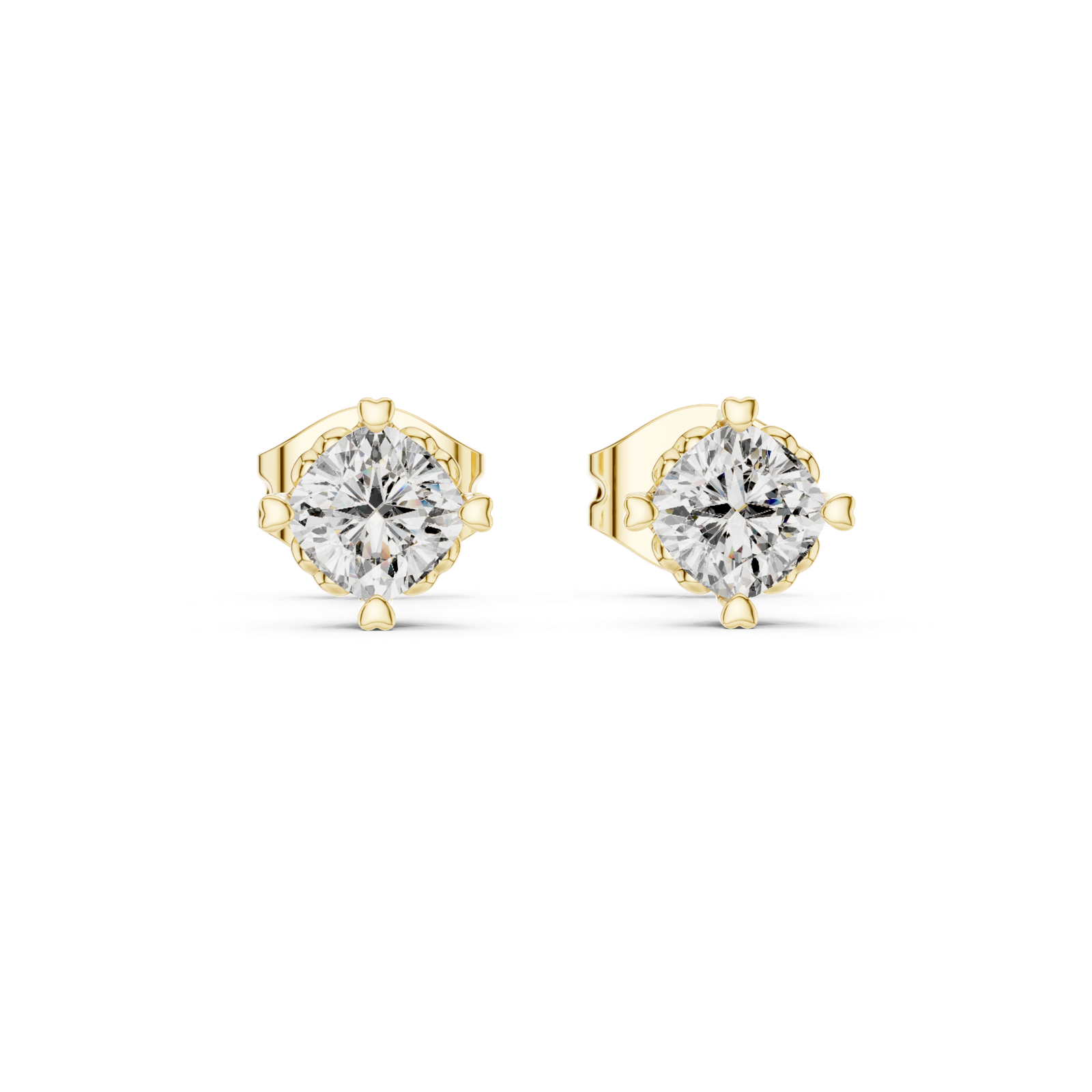 Liora Mixed Cut Diamond Hoop Earrings