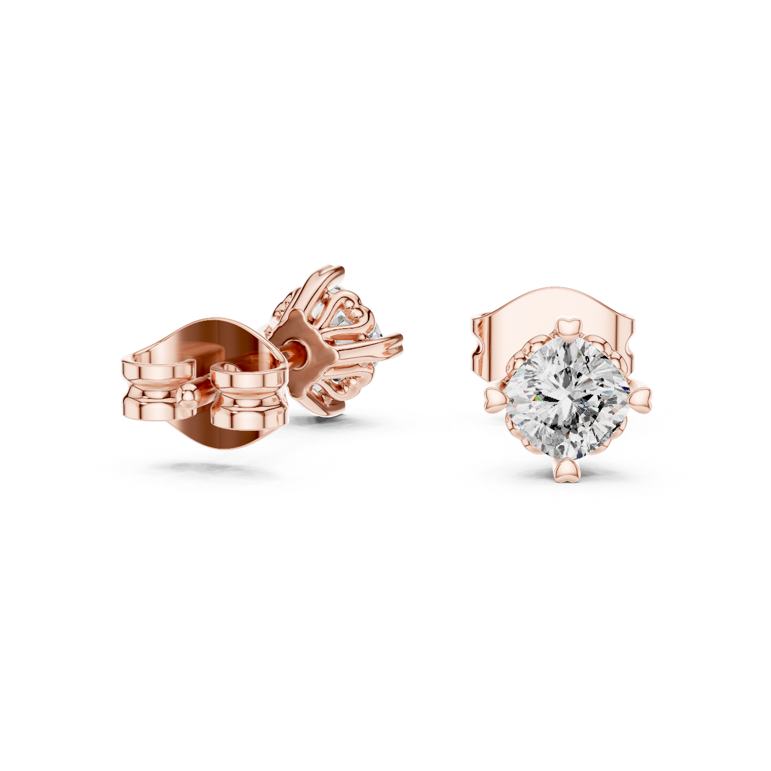 Liora Mixed Cut Diamond Hoop Earrings