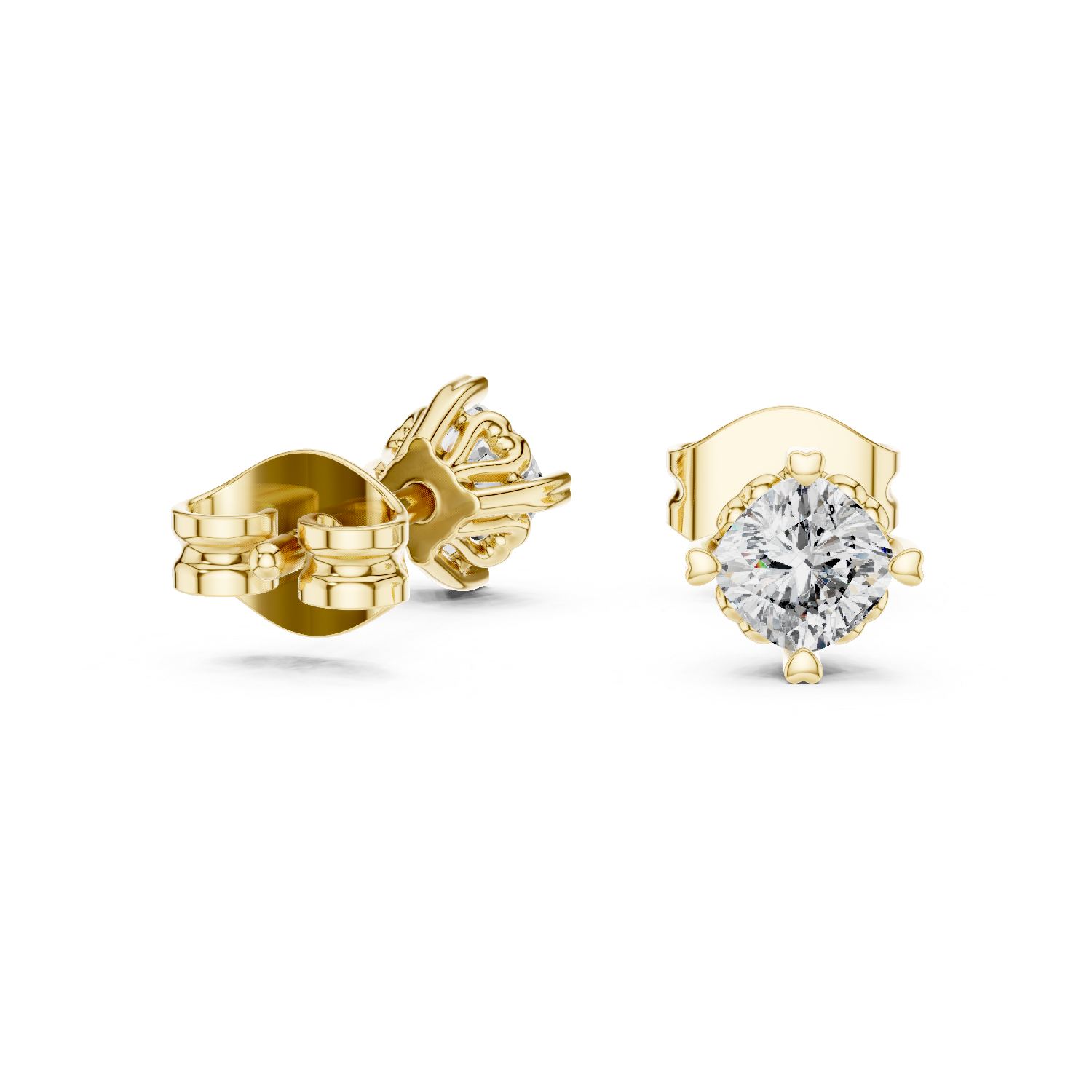 Liora Mixed Cut Diamond Hoop Earrings