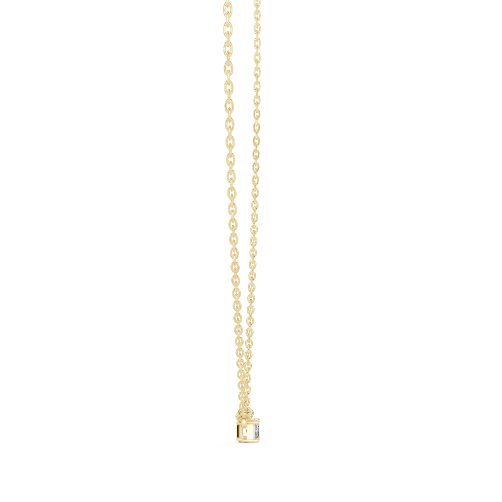 Nocturne Emerald Solitaire Pendant