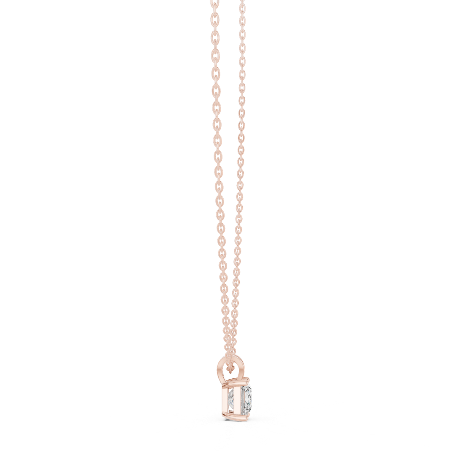 Roselle Princess Solitaire Pendant