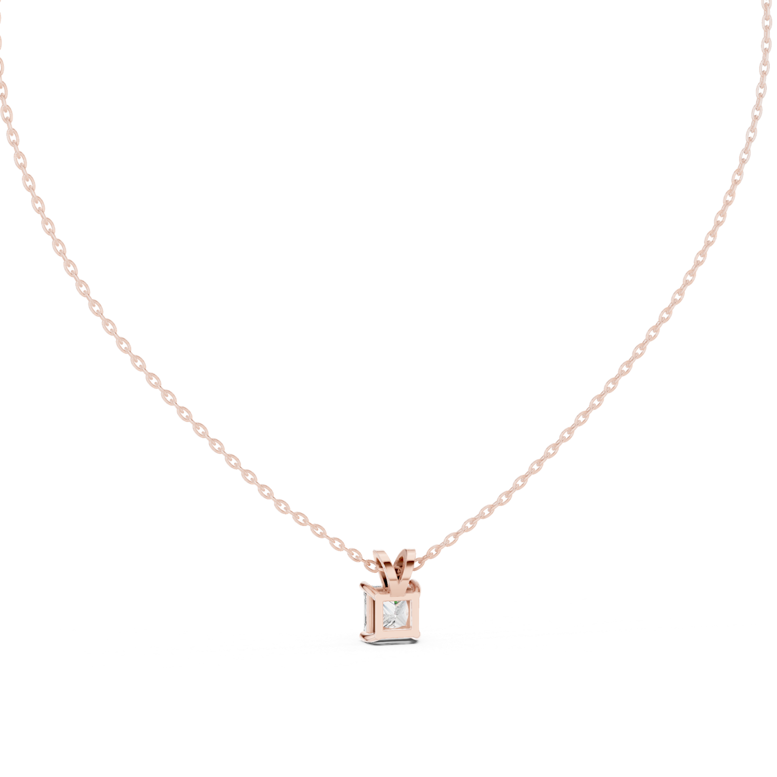 Roselle Princess Solitaire Pendant