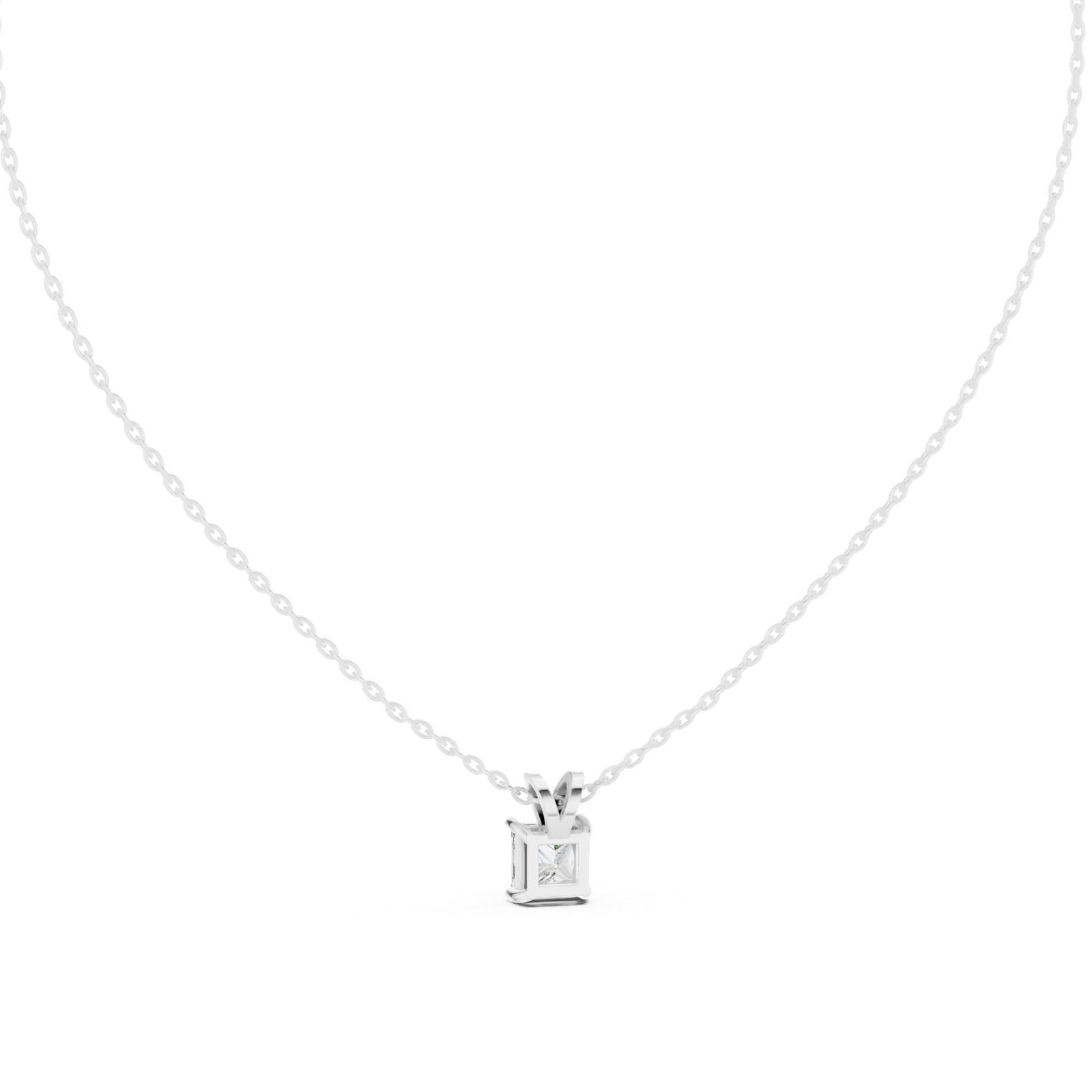 Roselle Princess Solitaire Pendant