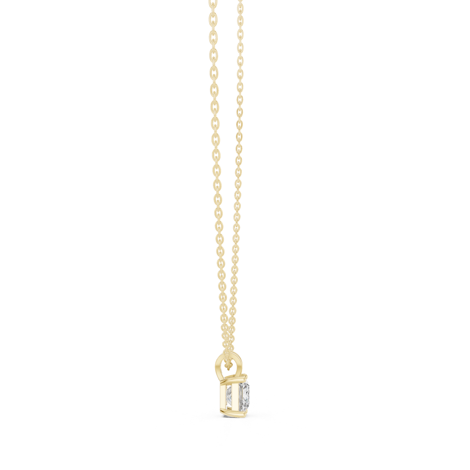 Roselle Princess Solitaire Pendant