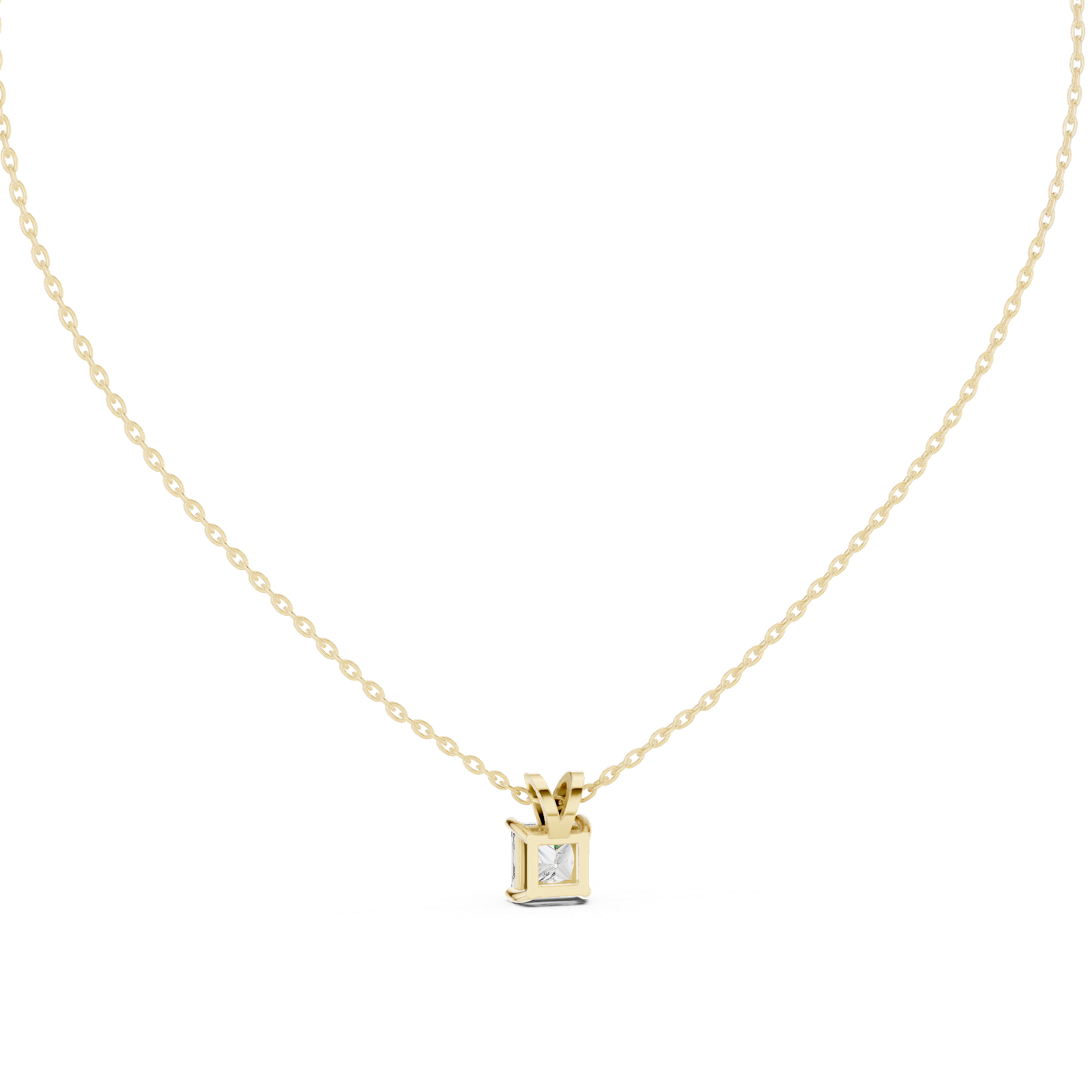 Roselle Princess Solitaire Pendant