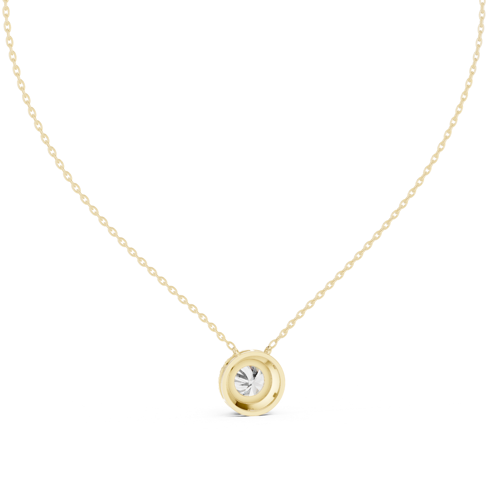 Lucent Round Halo Pendant