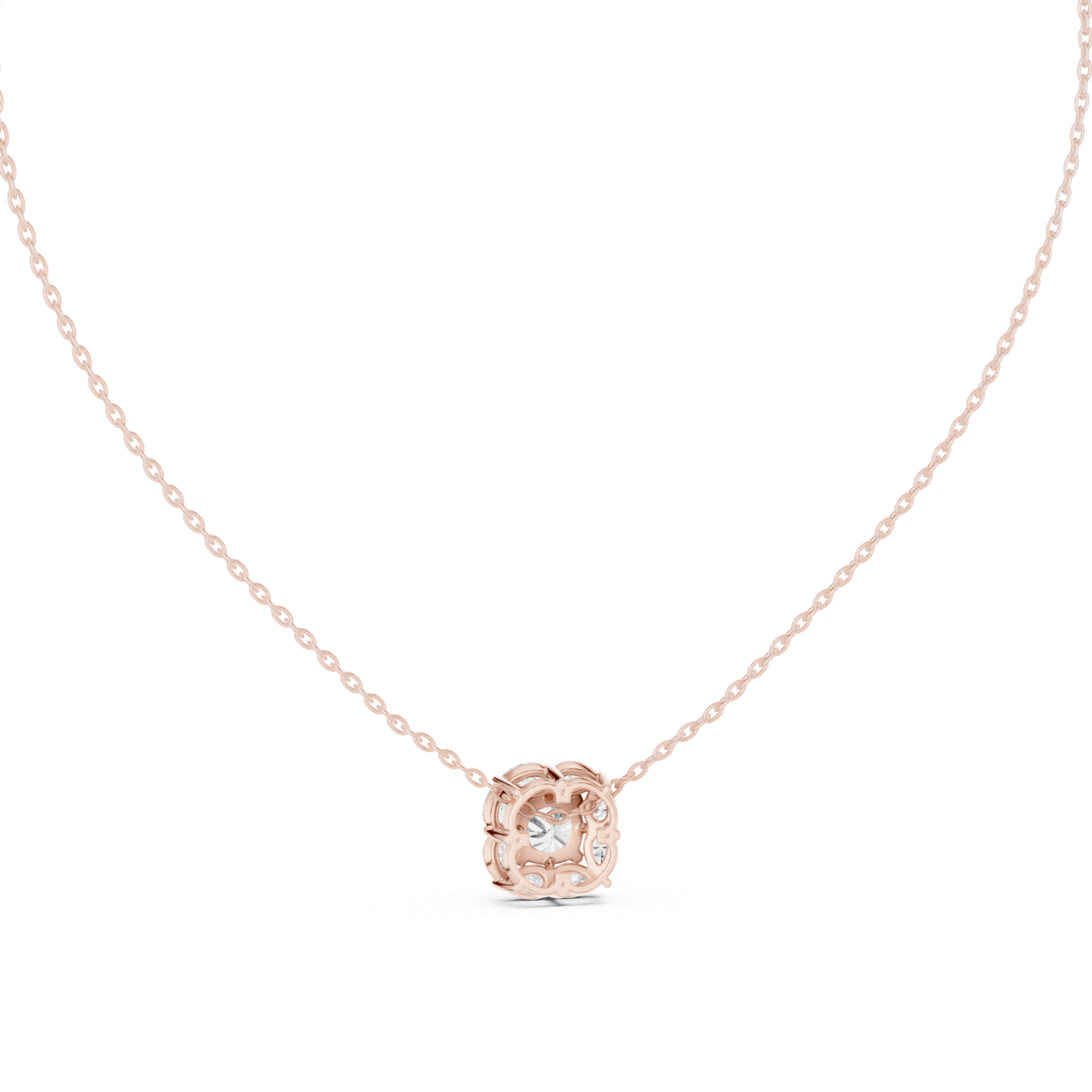 Aviana Cushion Pear Cluster Pendant