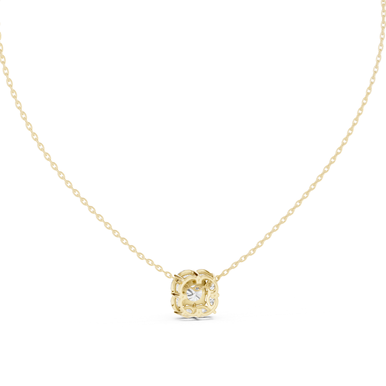 Aviana Cushion Pear Cluster Pendant