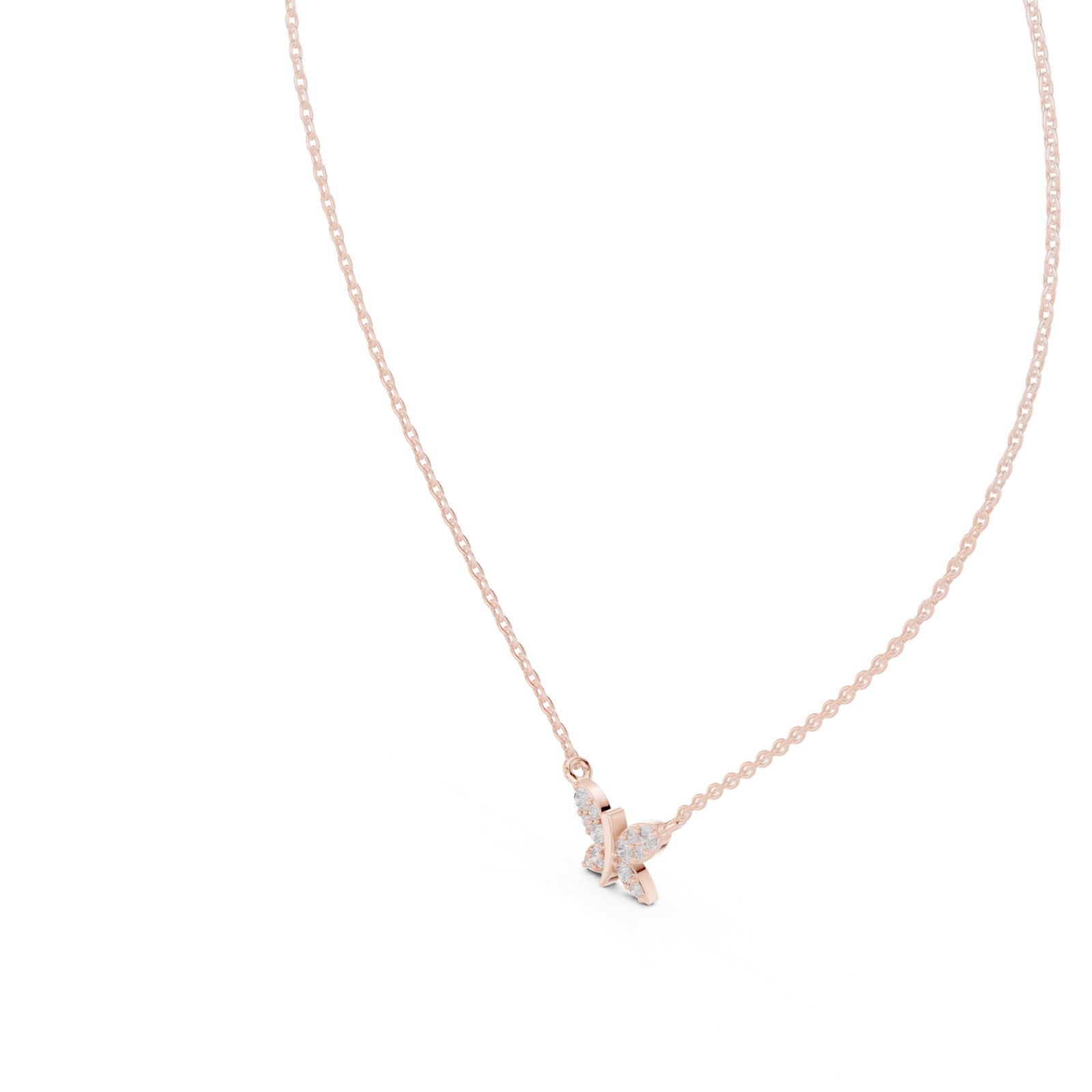Bellissima Butterfly Diamond Pendant