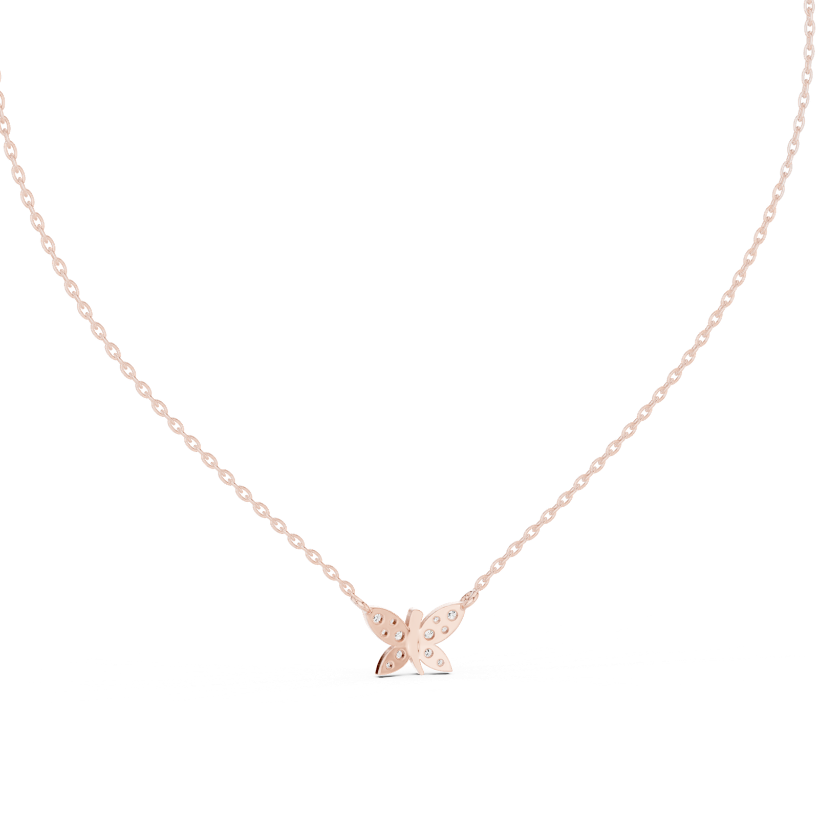 Bellissima Butterfly Diamond Pendant