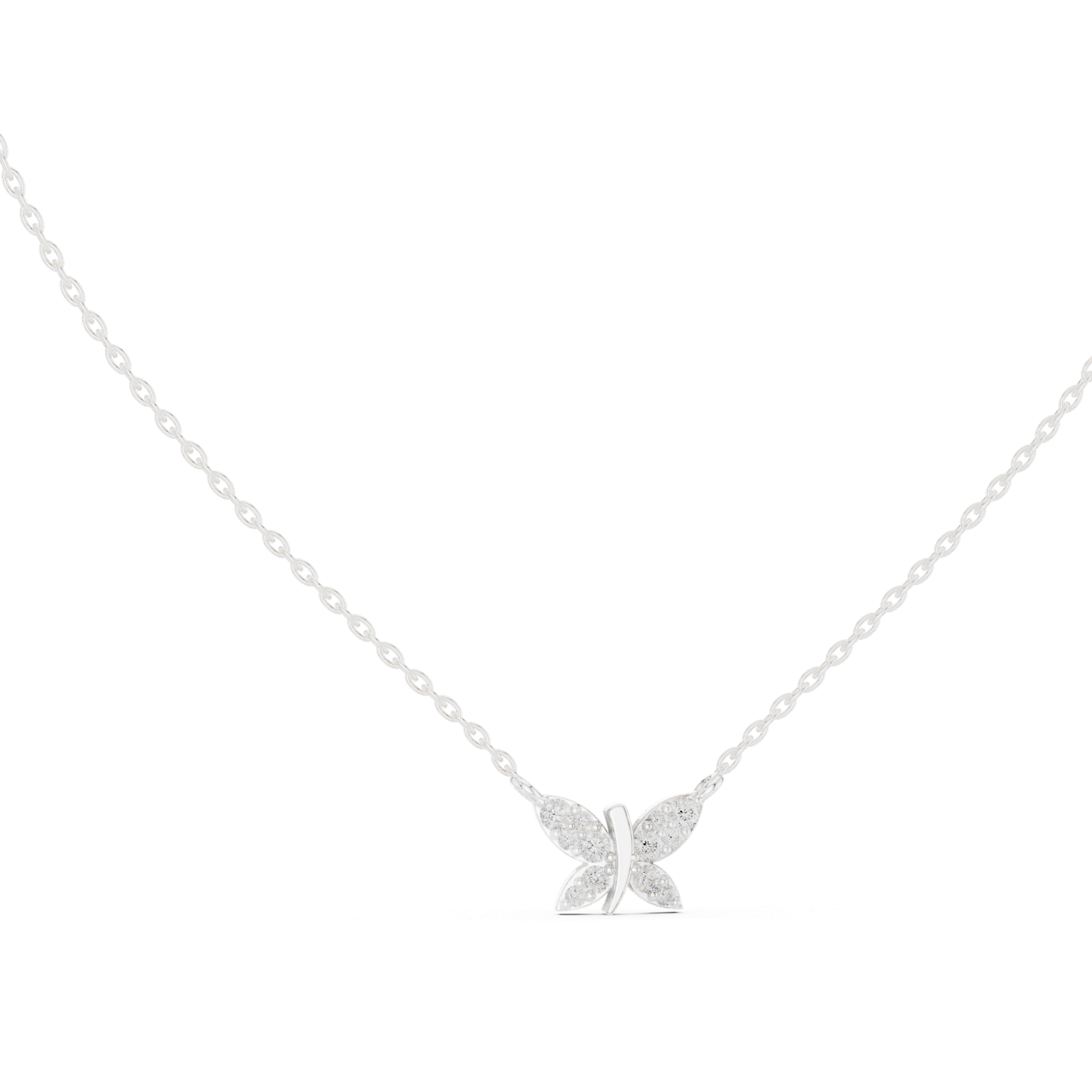 Bellissima Butterfly Diamond Pendant