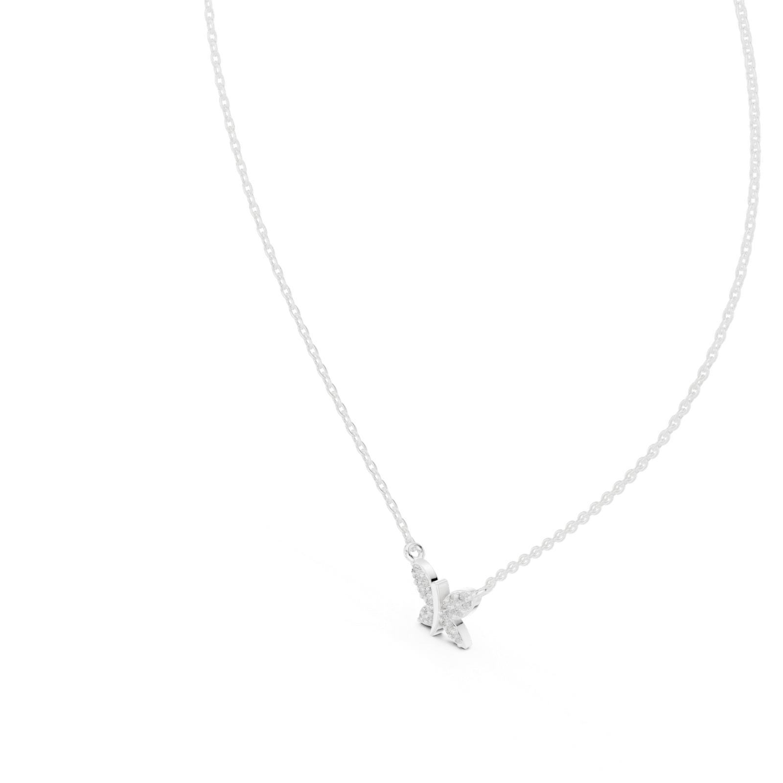 Bellissima Butterfly Diamond Pendant