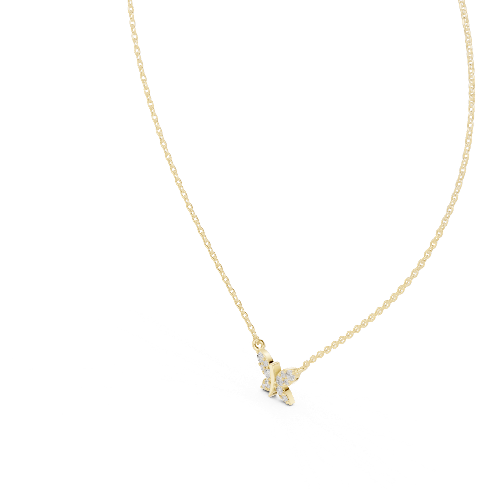 Bellissima Butterfly Diamond Pendant