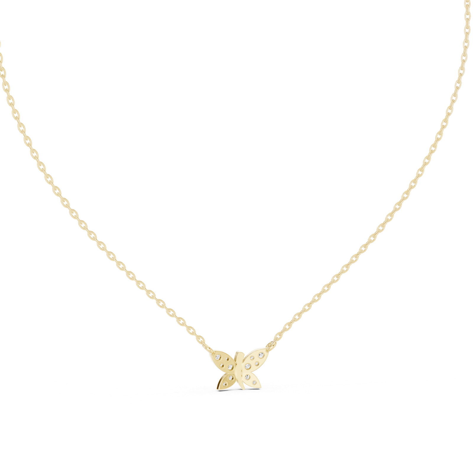 Bellissima Butterfly Diamond Pendant