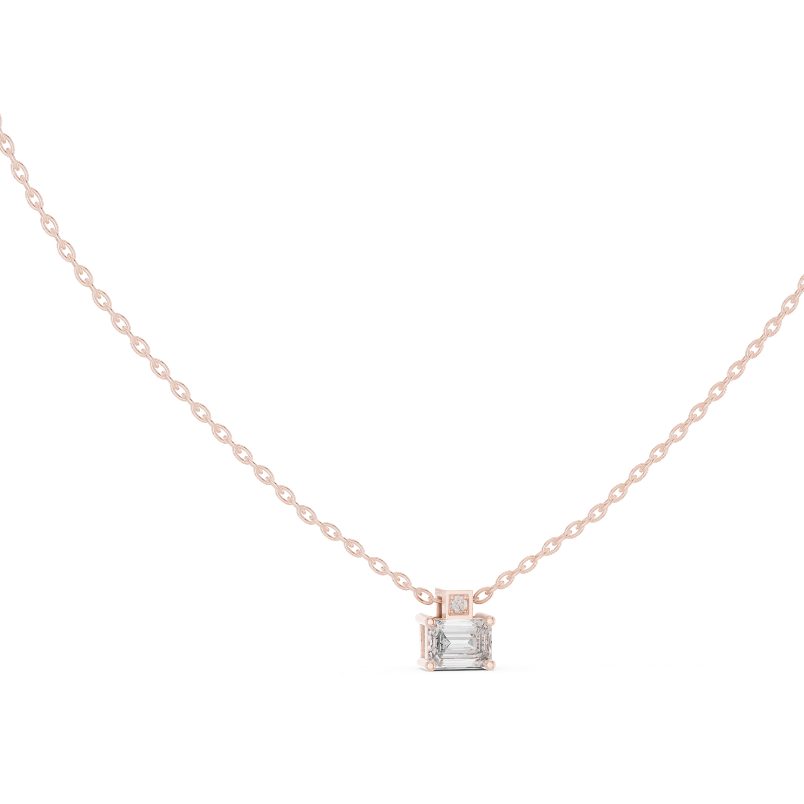 Vespera Emerald Accent Pendant