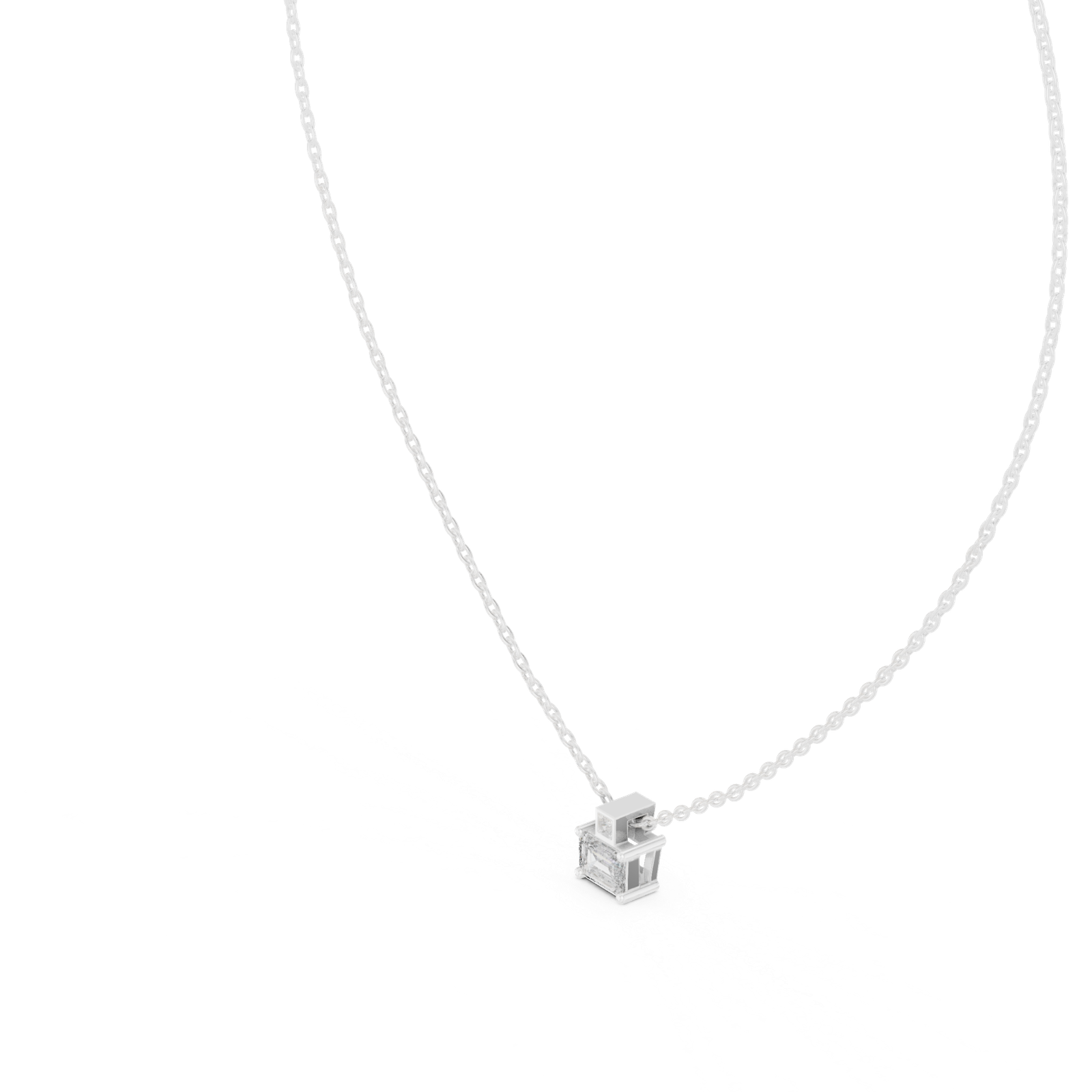 Vespera Emerald Accent Pendant
