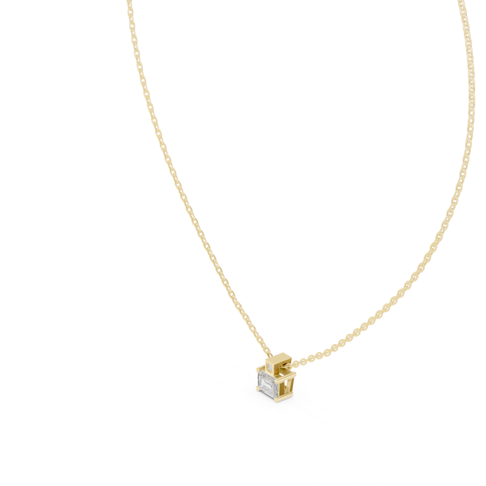 Vespera Emerald Accent Pendant