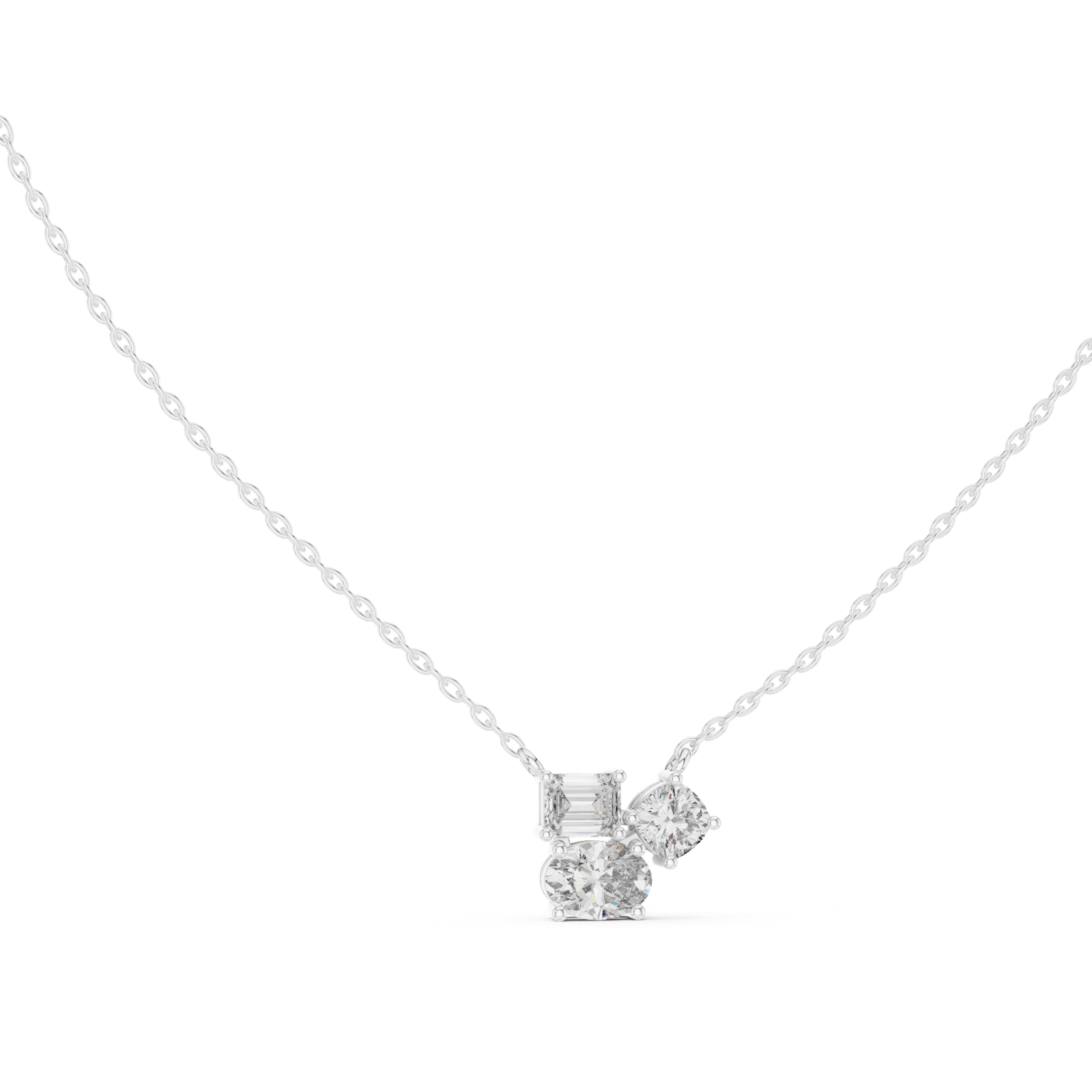 Calista Mixed Shape Trio Pendant