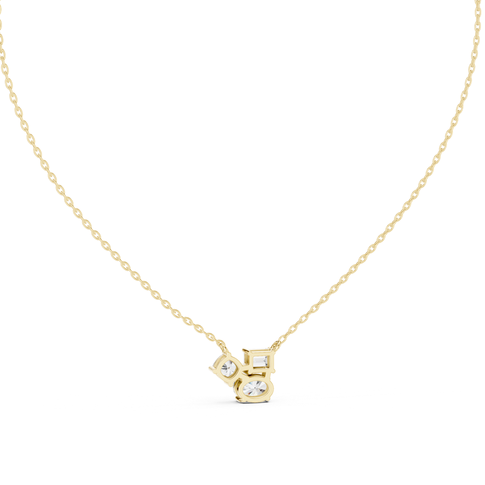 Calista Mixed Shape Trio Pendant