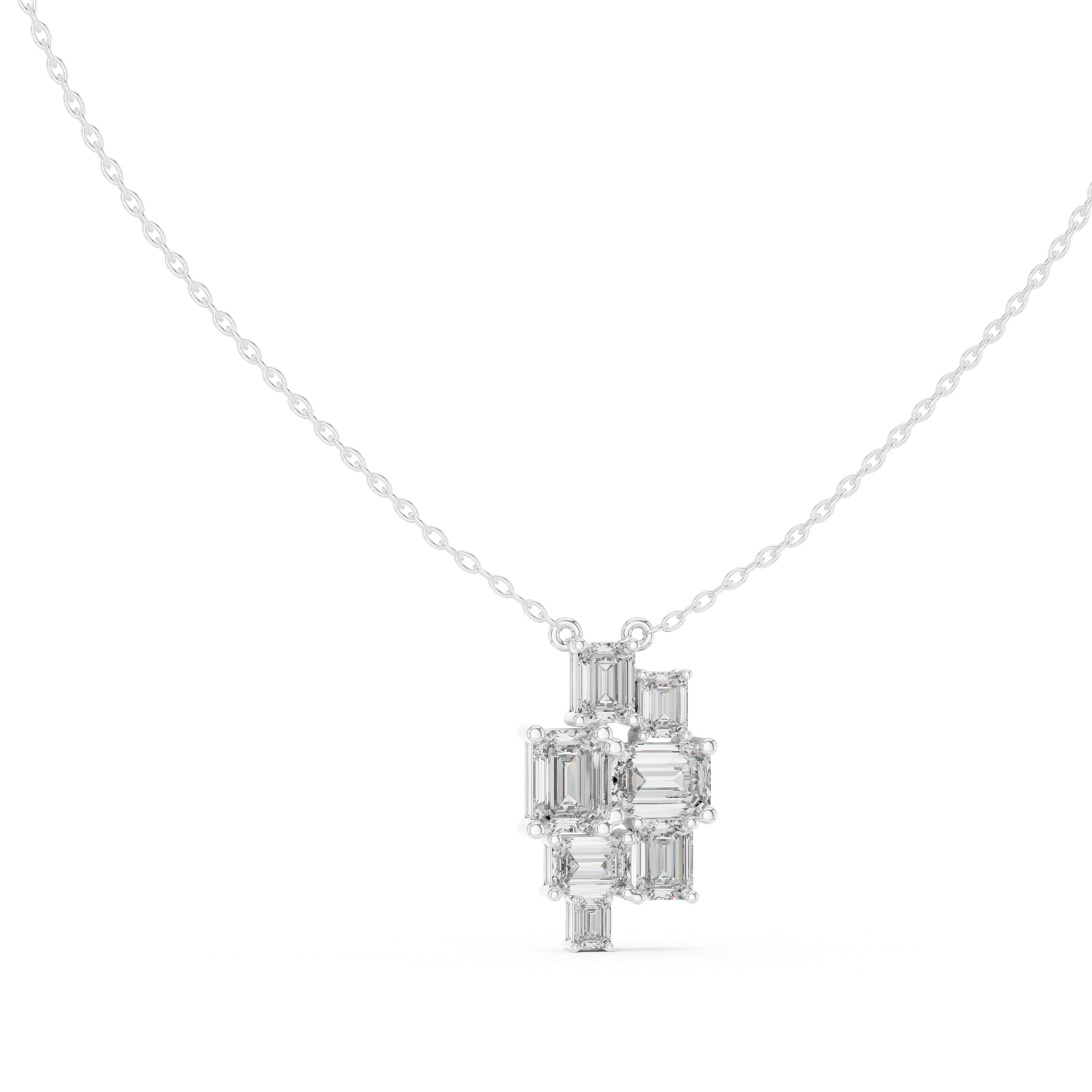 Vienna Emerald Mosaic Pendant