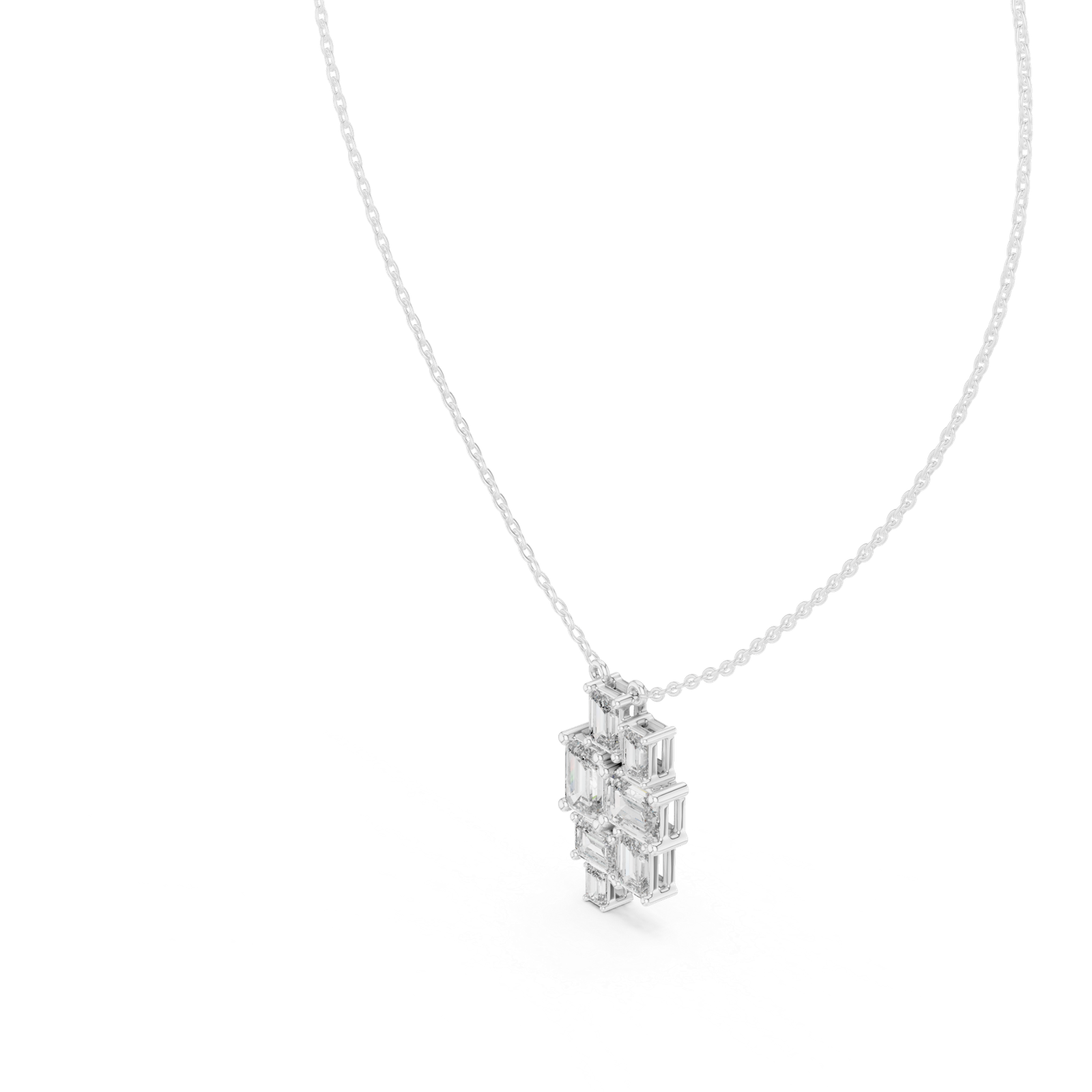Vienna Emerald Mosaic Pendant