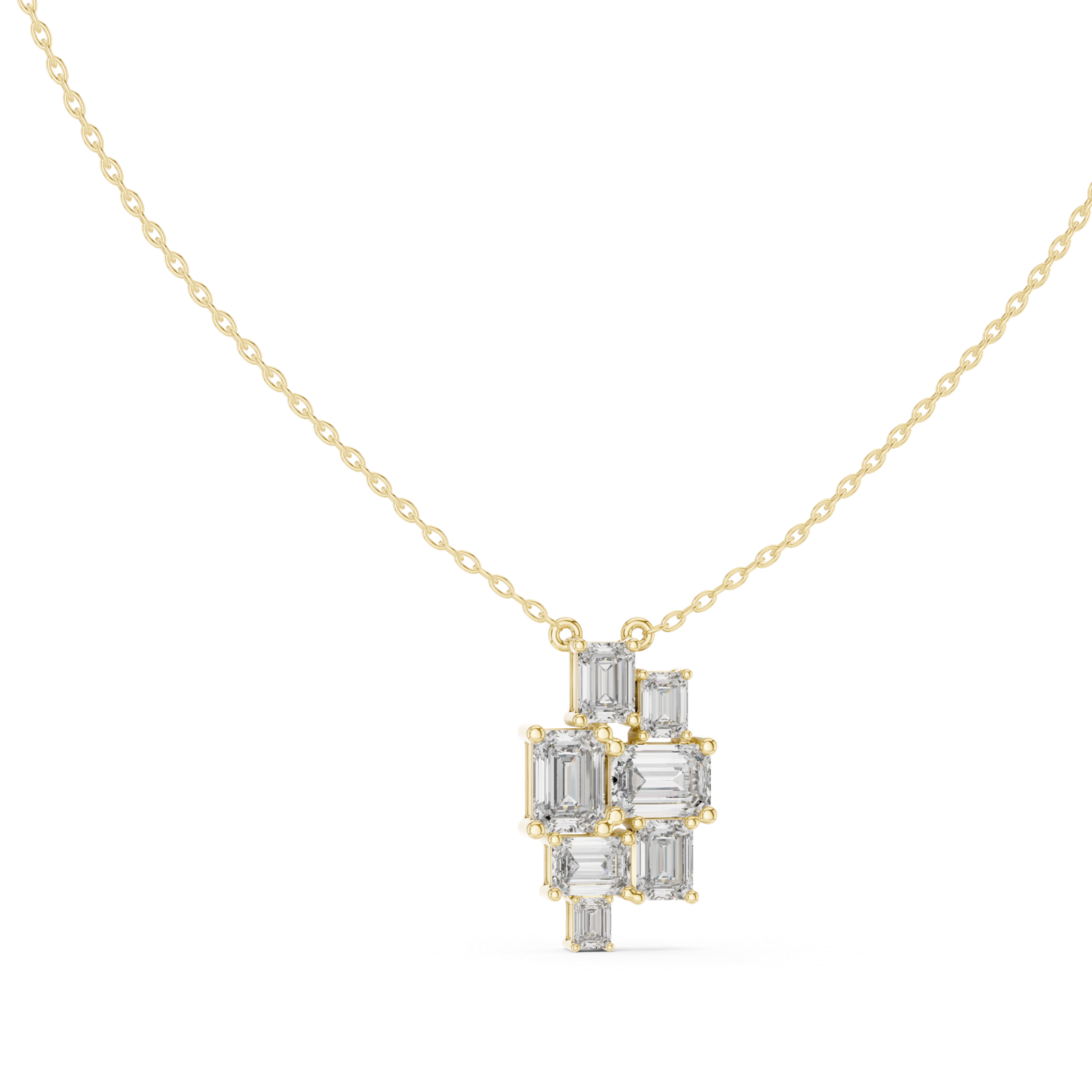 Vienna Emerald Mosaic Pendant