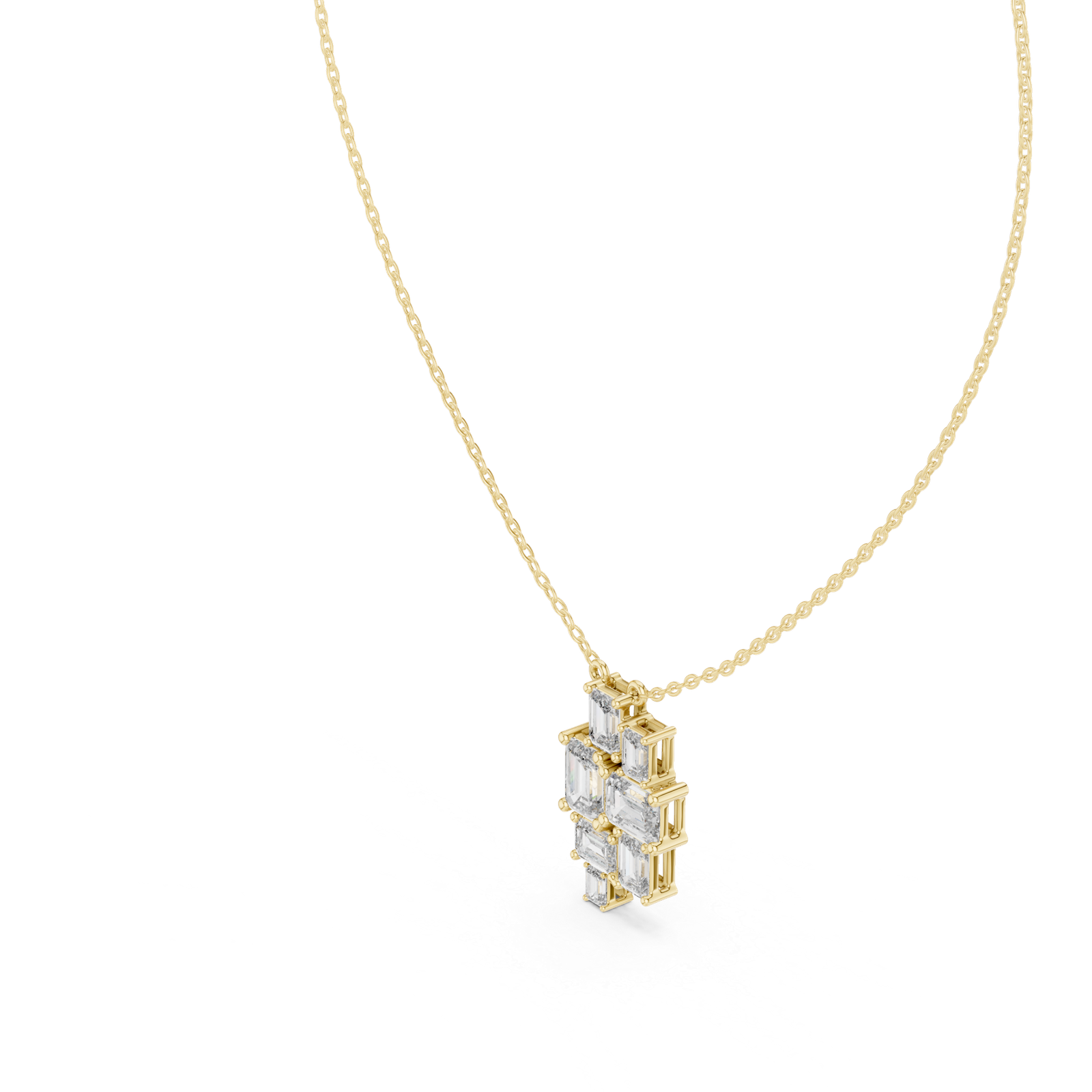 Vienna Emerald Mosaic Pendant