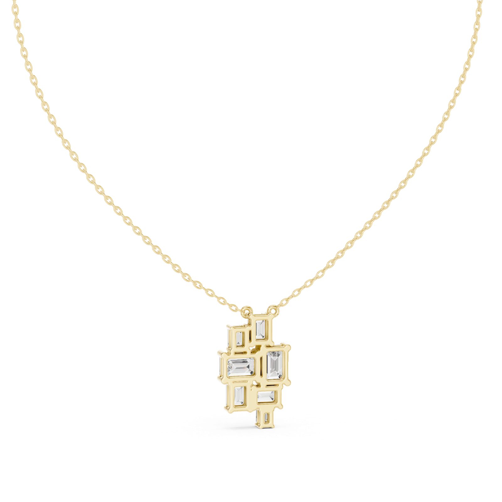 Vienna Emerald Mosaic Pendant