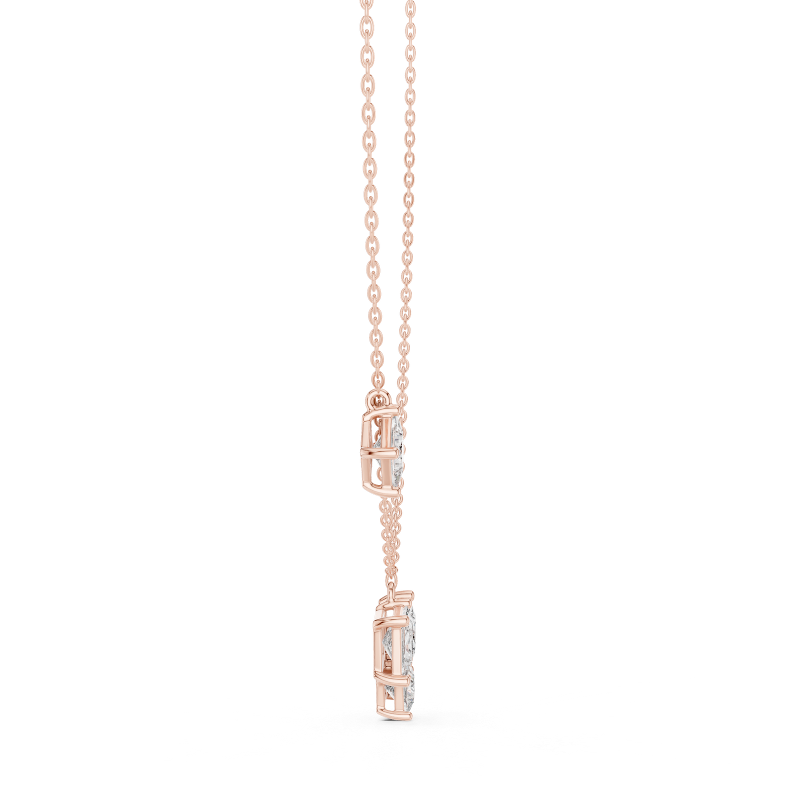 Aurette Princess Cluster Pendant