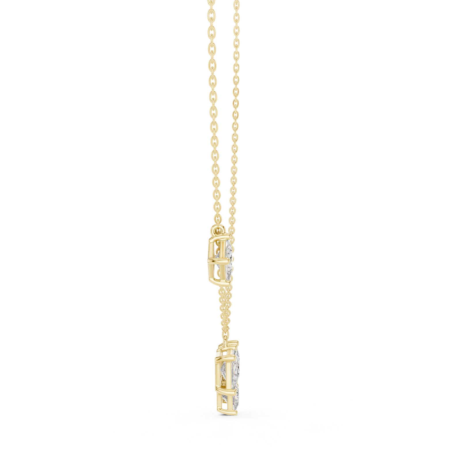 Aurette Princess Cluster Pendant
