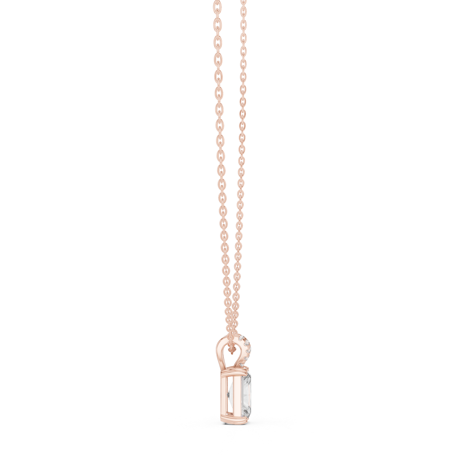 Camellia Radiant Accent Bail Pendant