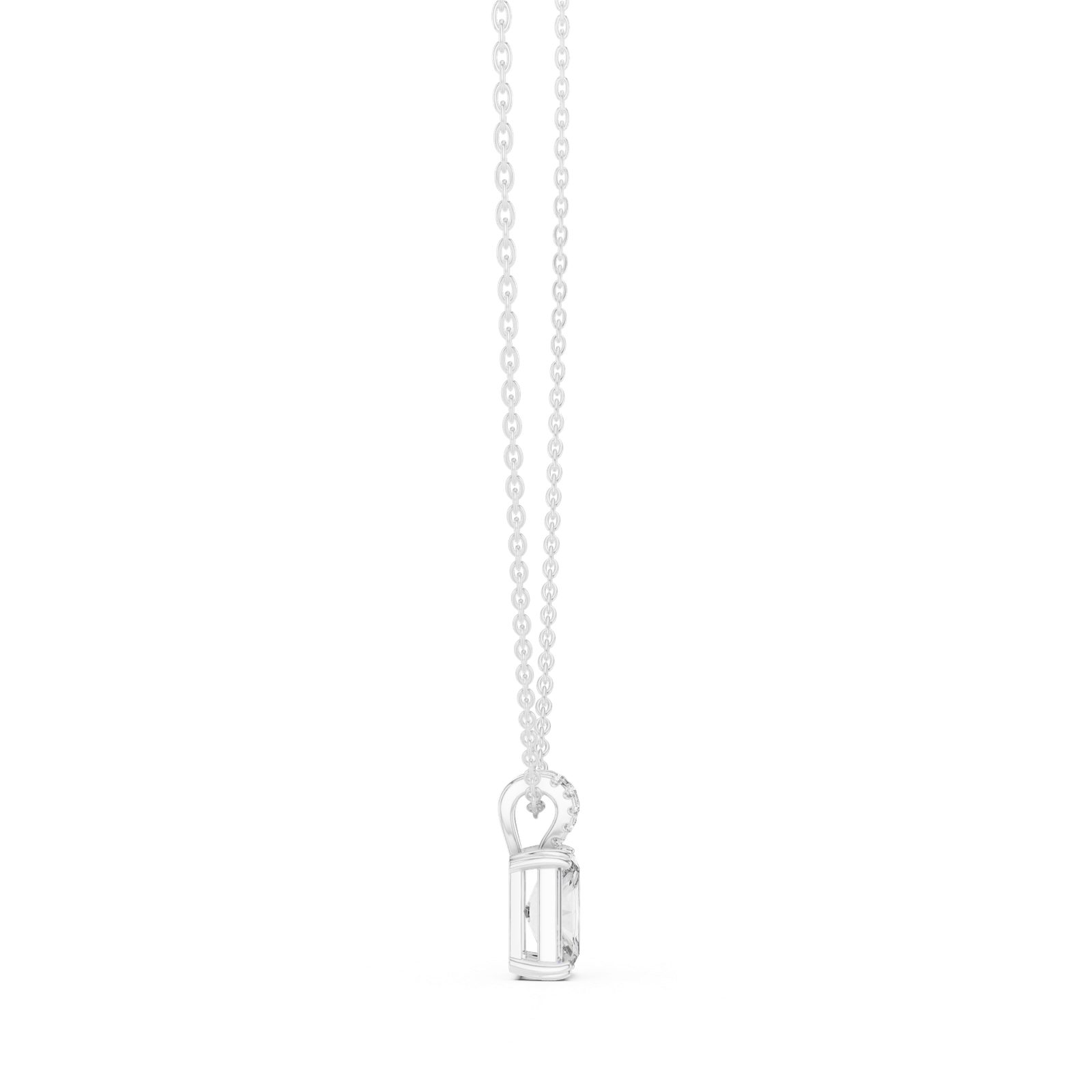 Camellia Radiant Accent Bail Pendant