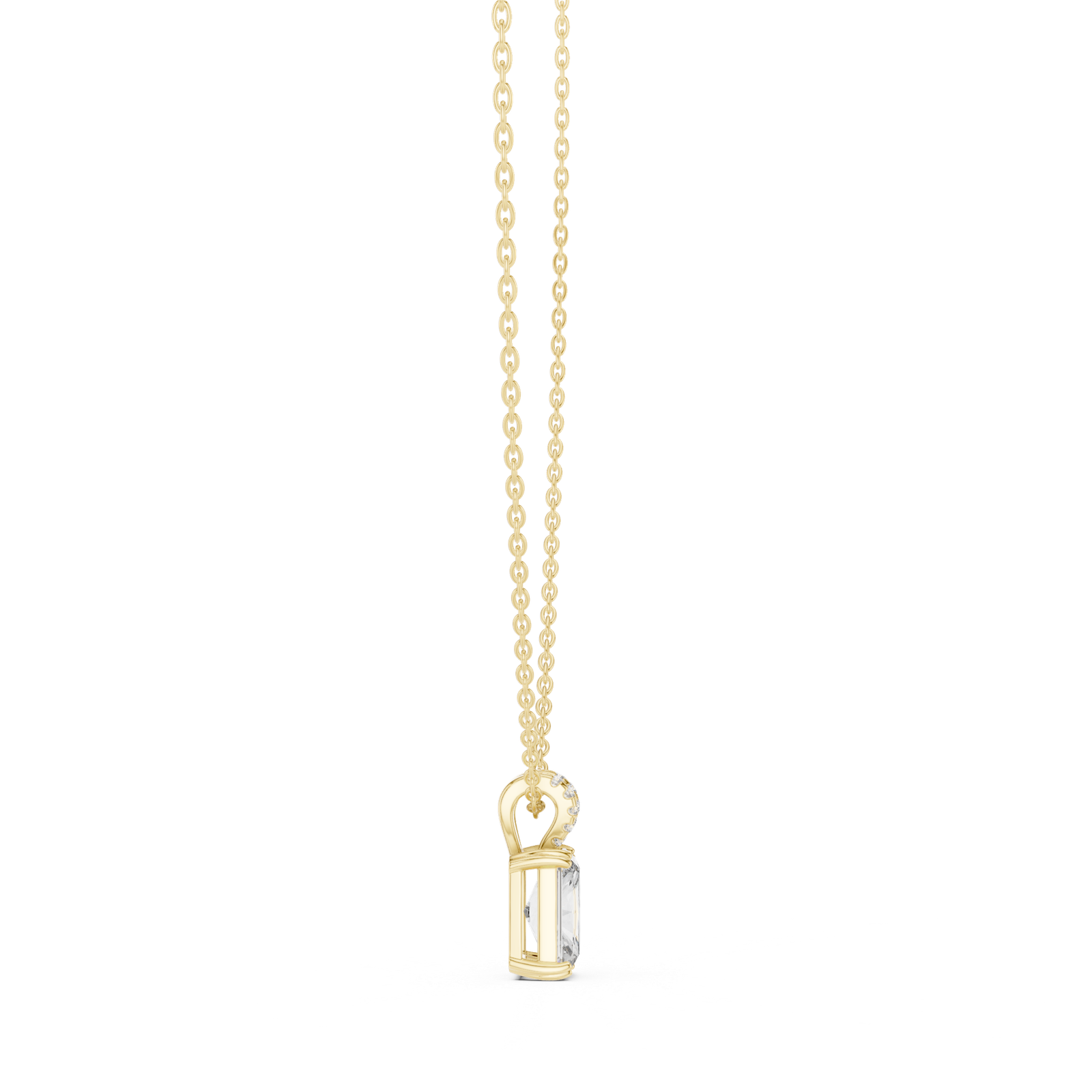 Camellia Radiant Accent Bail Pendant