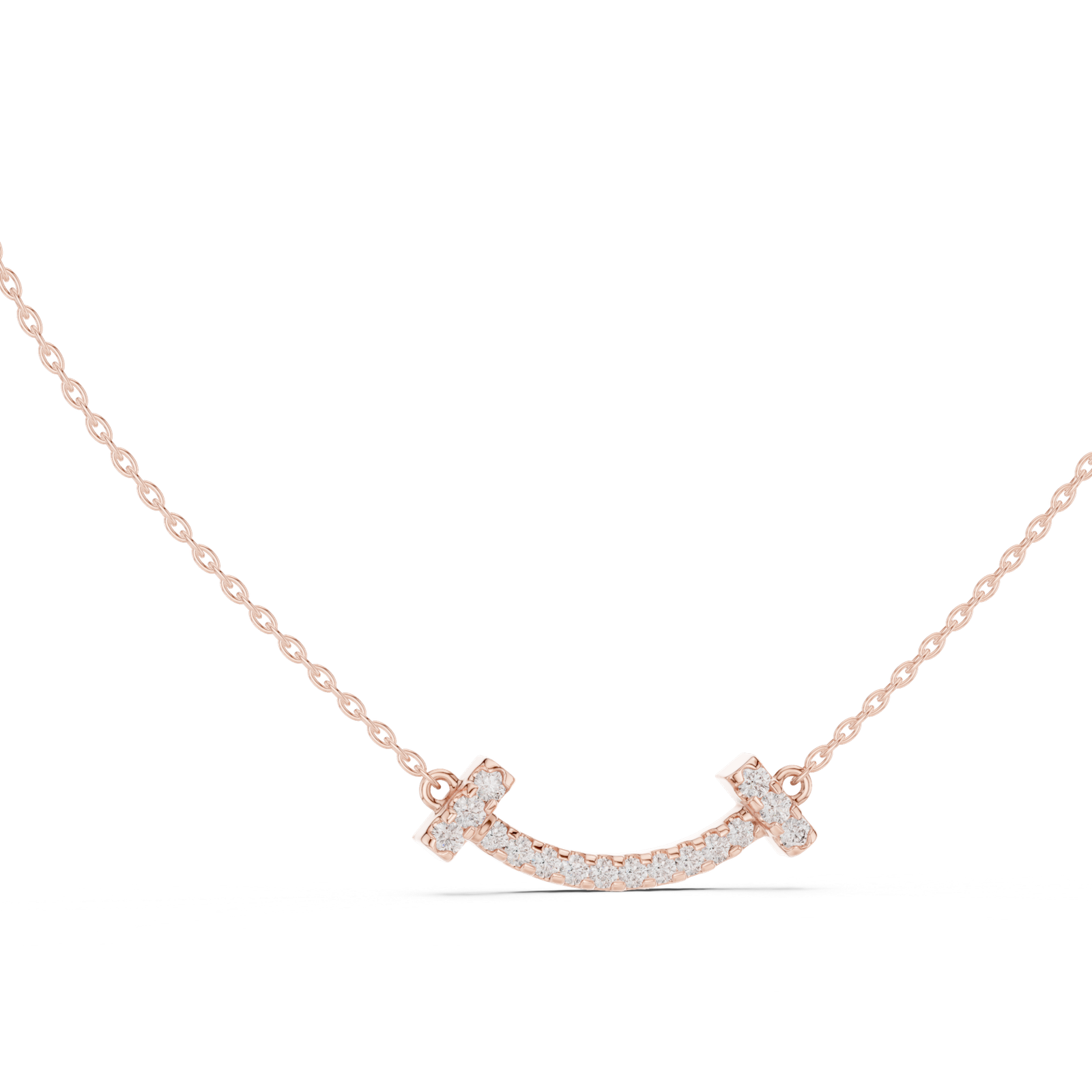 Alora Smile Bar Pendant Necklace