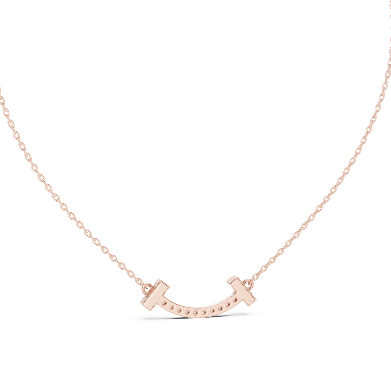 Alora Smile Bar Pendant Necklace
