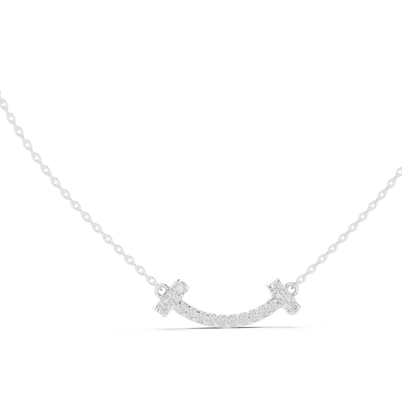 Alora Smile Bar Pendant Necklace