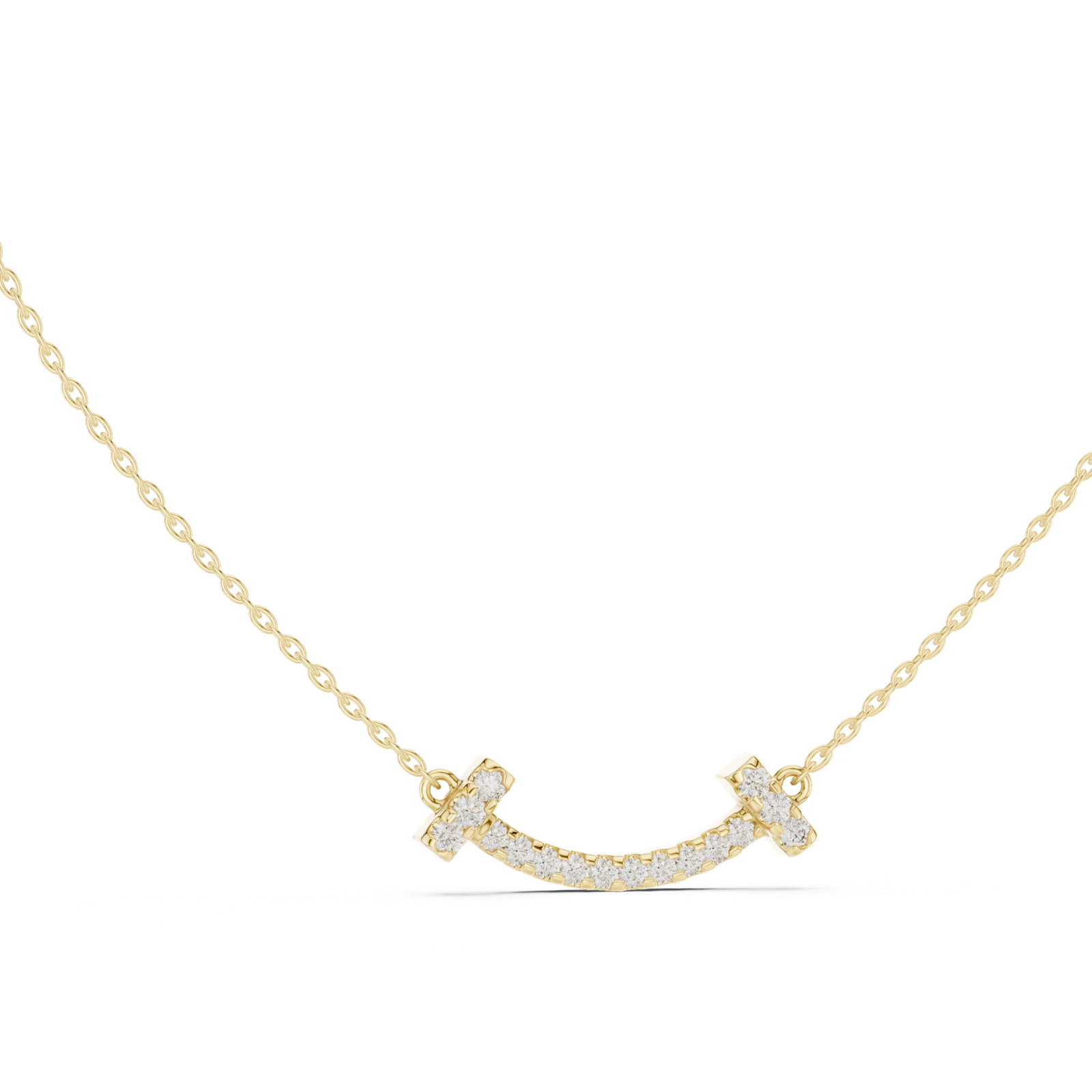 Alora Smile Bar Pendant Necklace