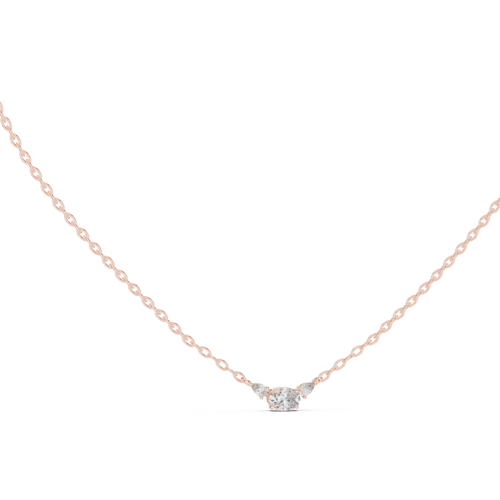 Nerissa Chevron Drop Pendant