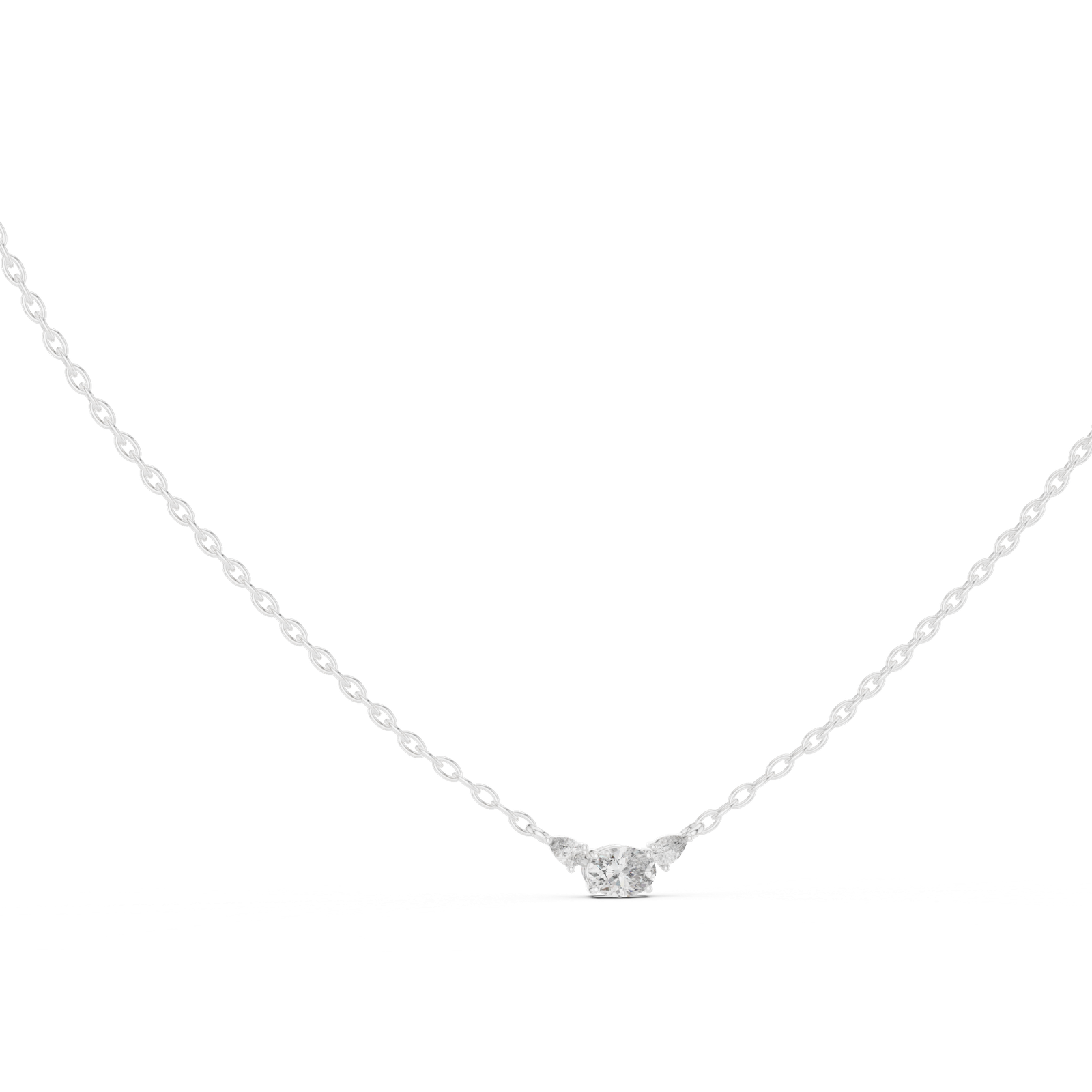 Nerissa Chevron Drop Pendant